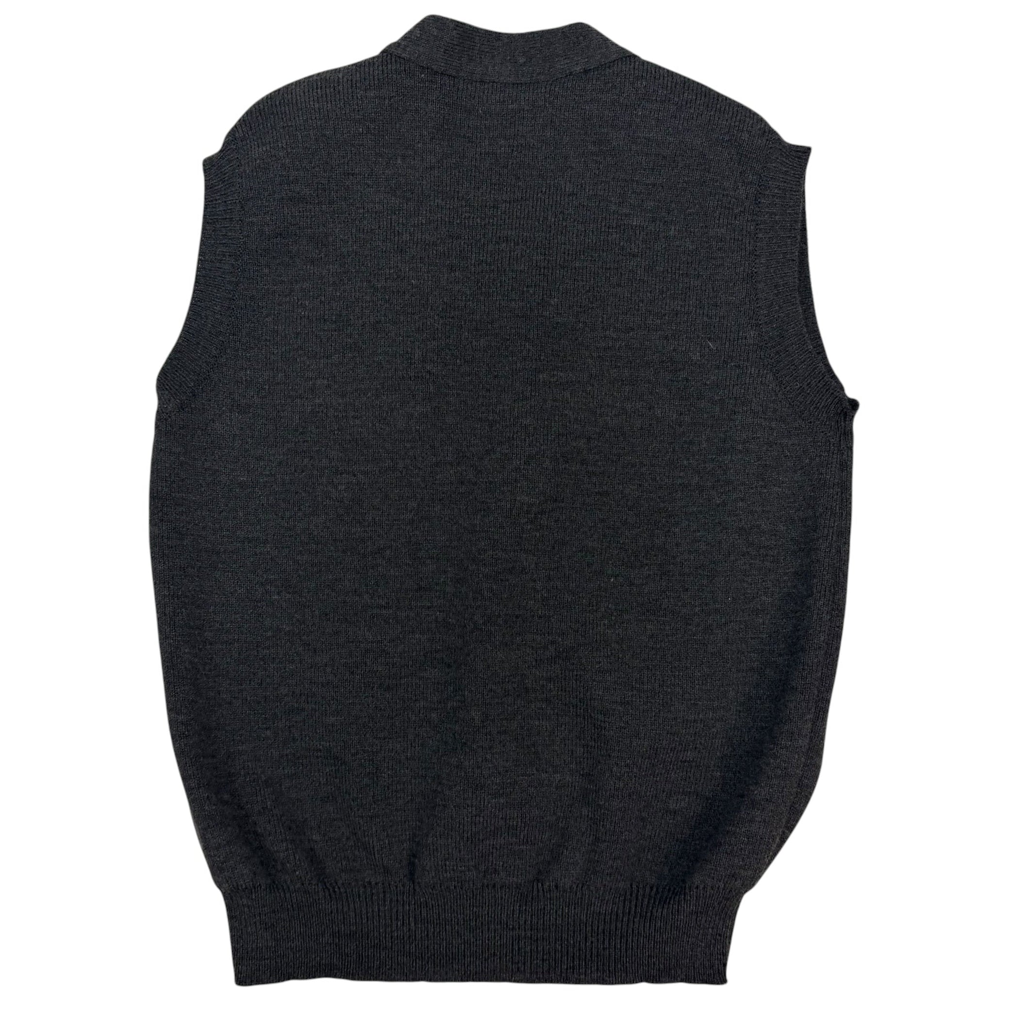 Comme Des Garçons X Lochaven of Scotland Knit Vest Dark Grey
