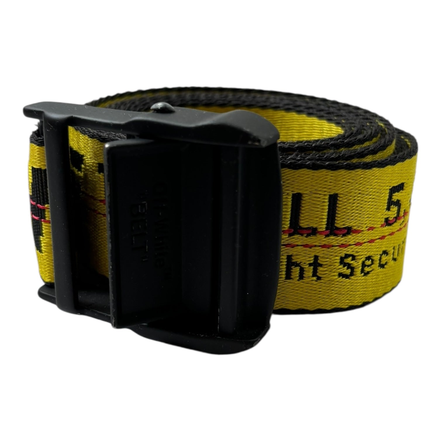 Off-White Industrial Belt Yellow