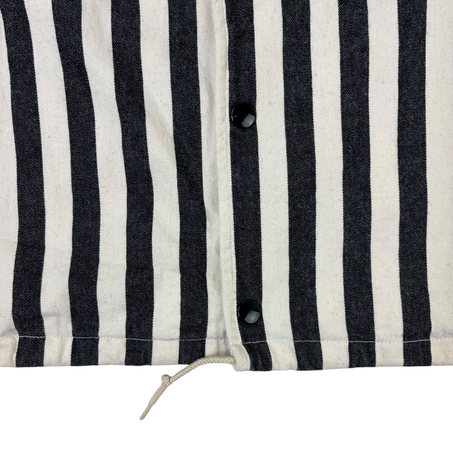 Neighborhood Brooks Stripe Coach Jacket Black/White