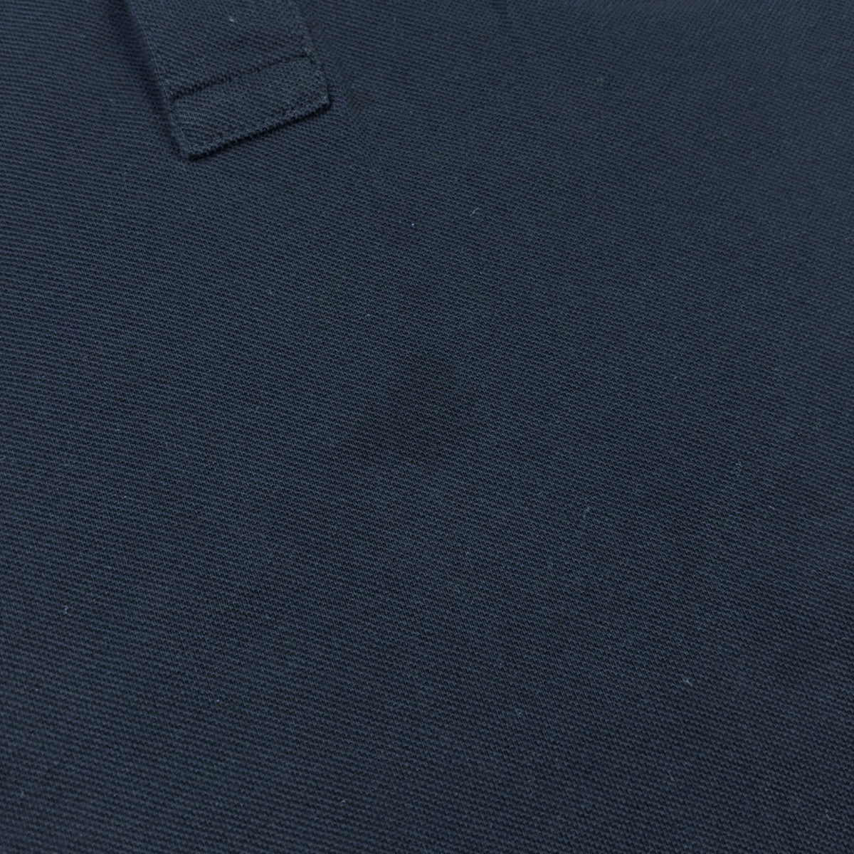 Moncler Logo Patch Cotton Piquet Polo-Shirt Navy