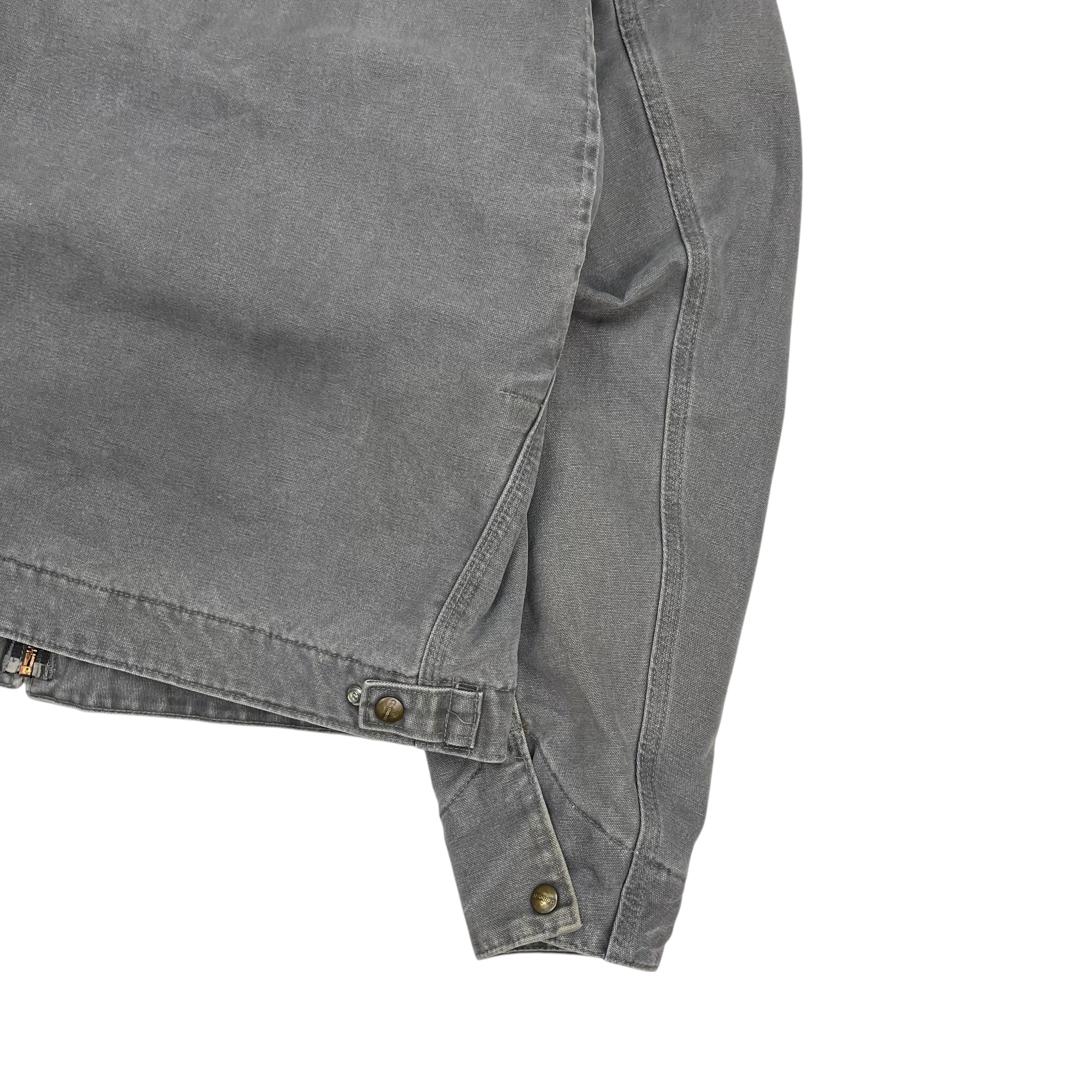 Vintage Carhartt Detroit Work Jacket Light Grey
