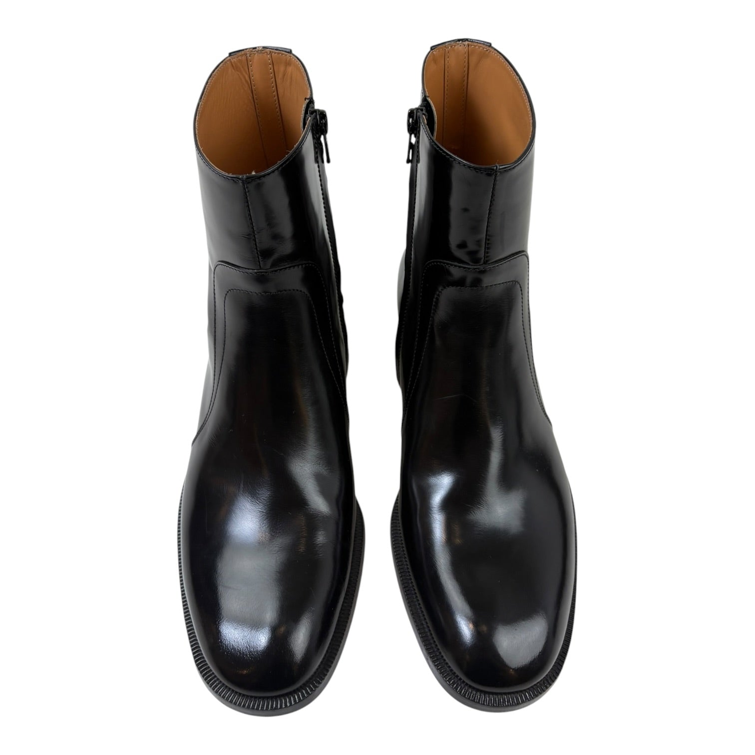 Masion Margiela Brushed Leather Boots Black (Used)
