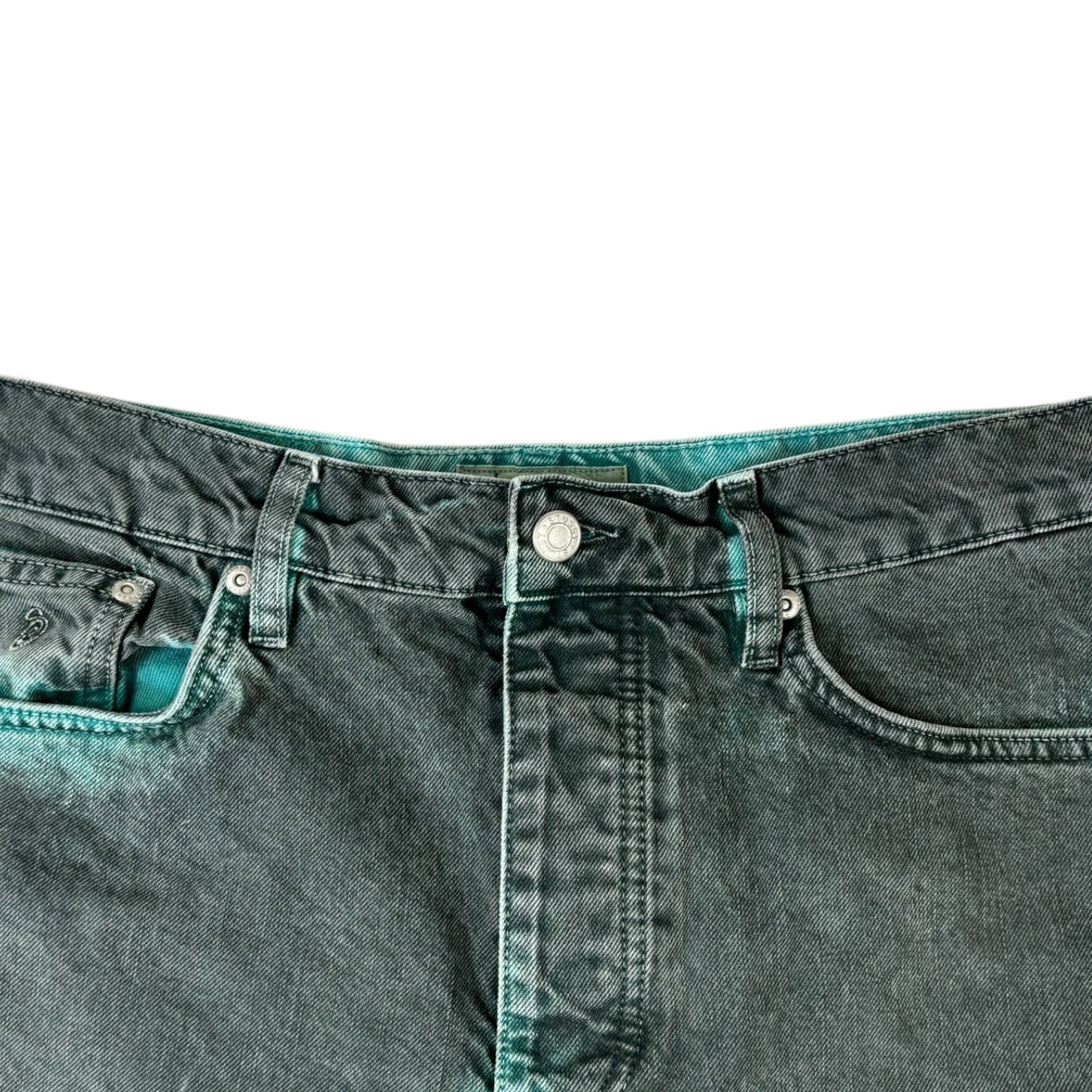 Stussy Spray Dye Big Ol’ Shorts Black/Blue