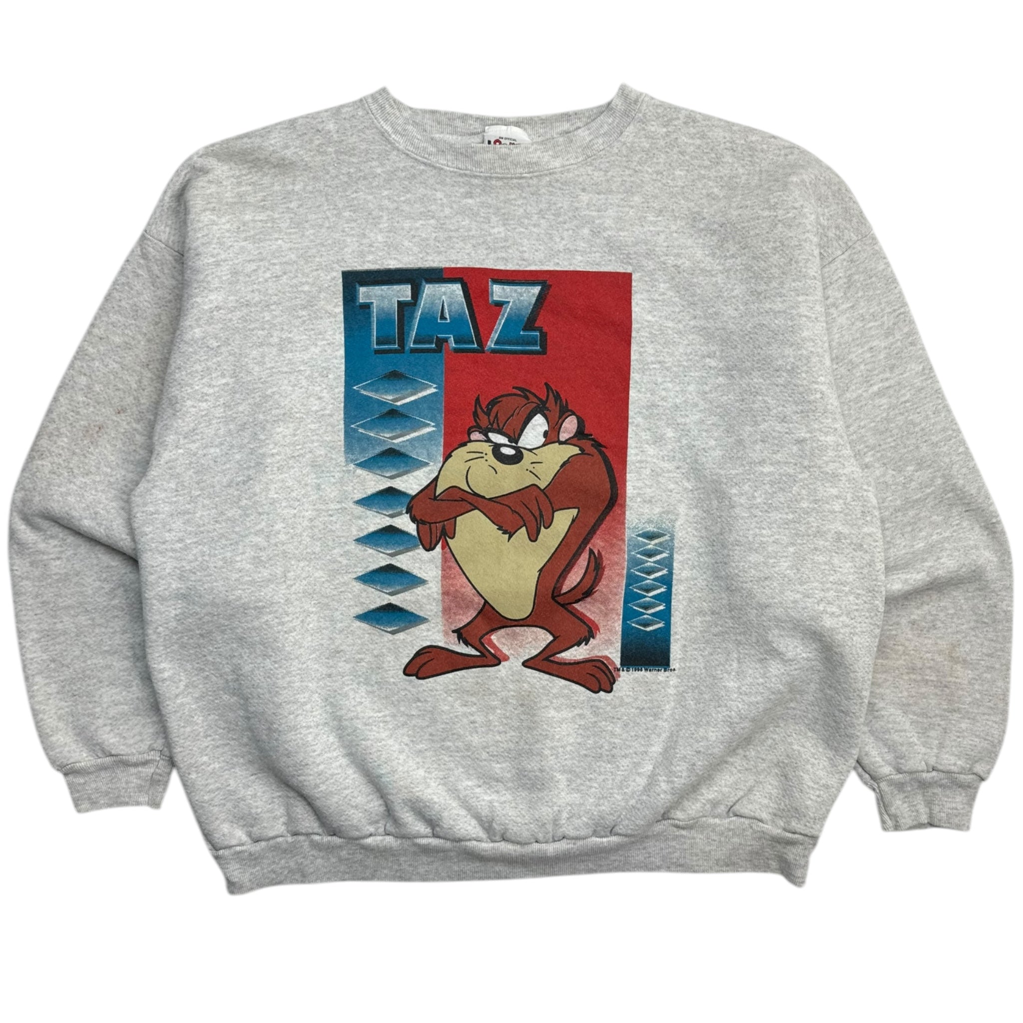 1996 Taz Looney Tunes Crew Neck