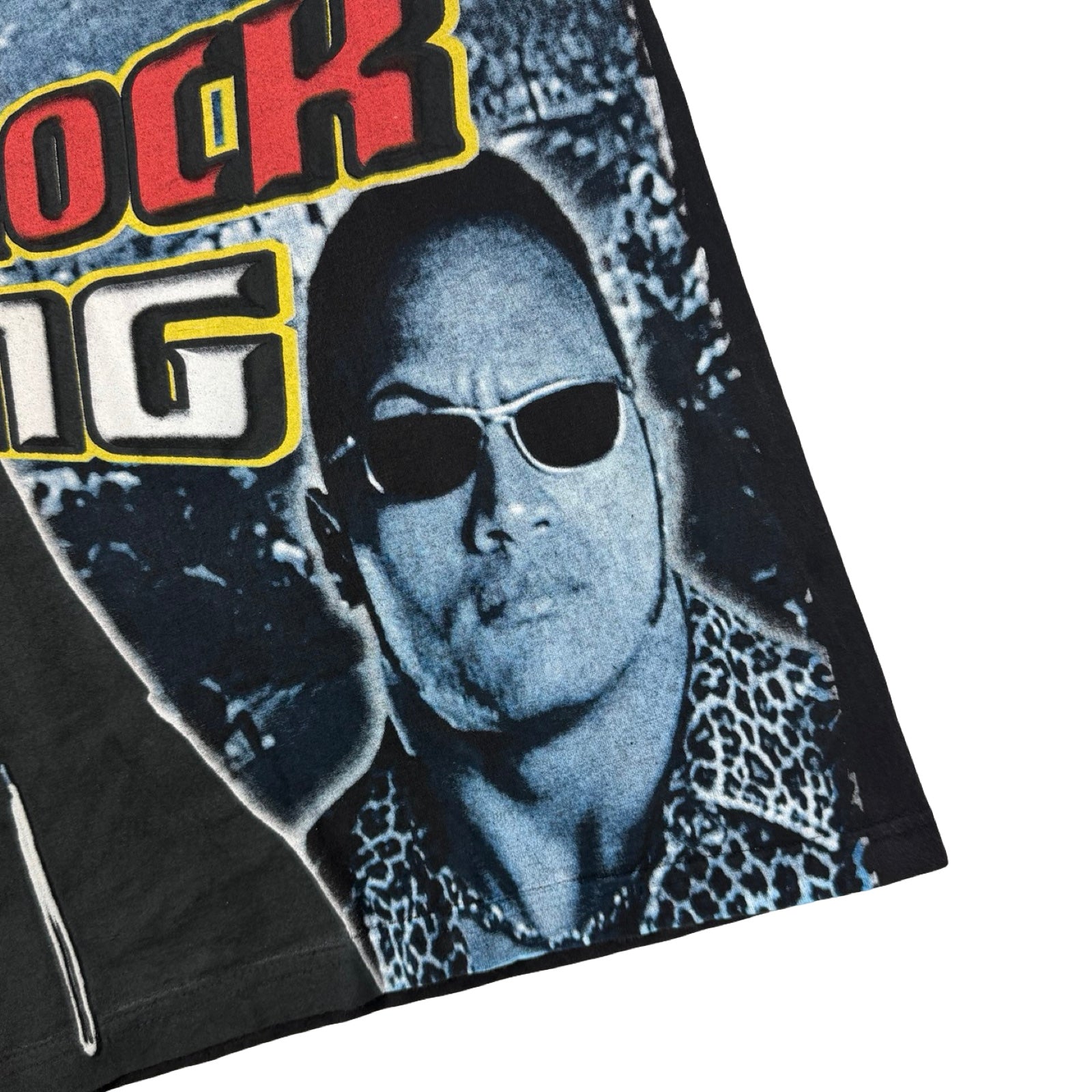 2000 WWF What The Rock Is Cooking Mega Print T-Shirt