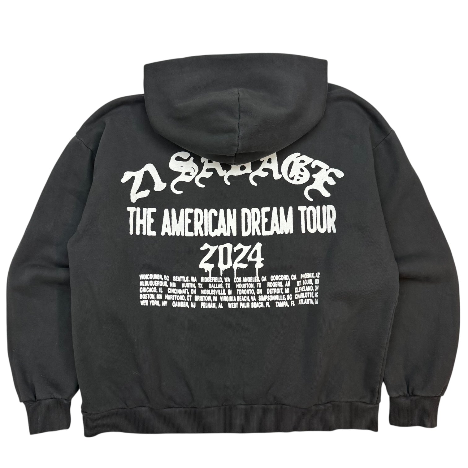 21 Savage The American Dream Tour Hoodie Black