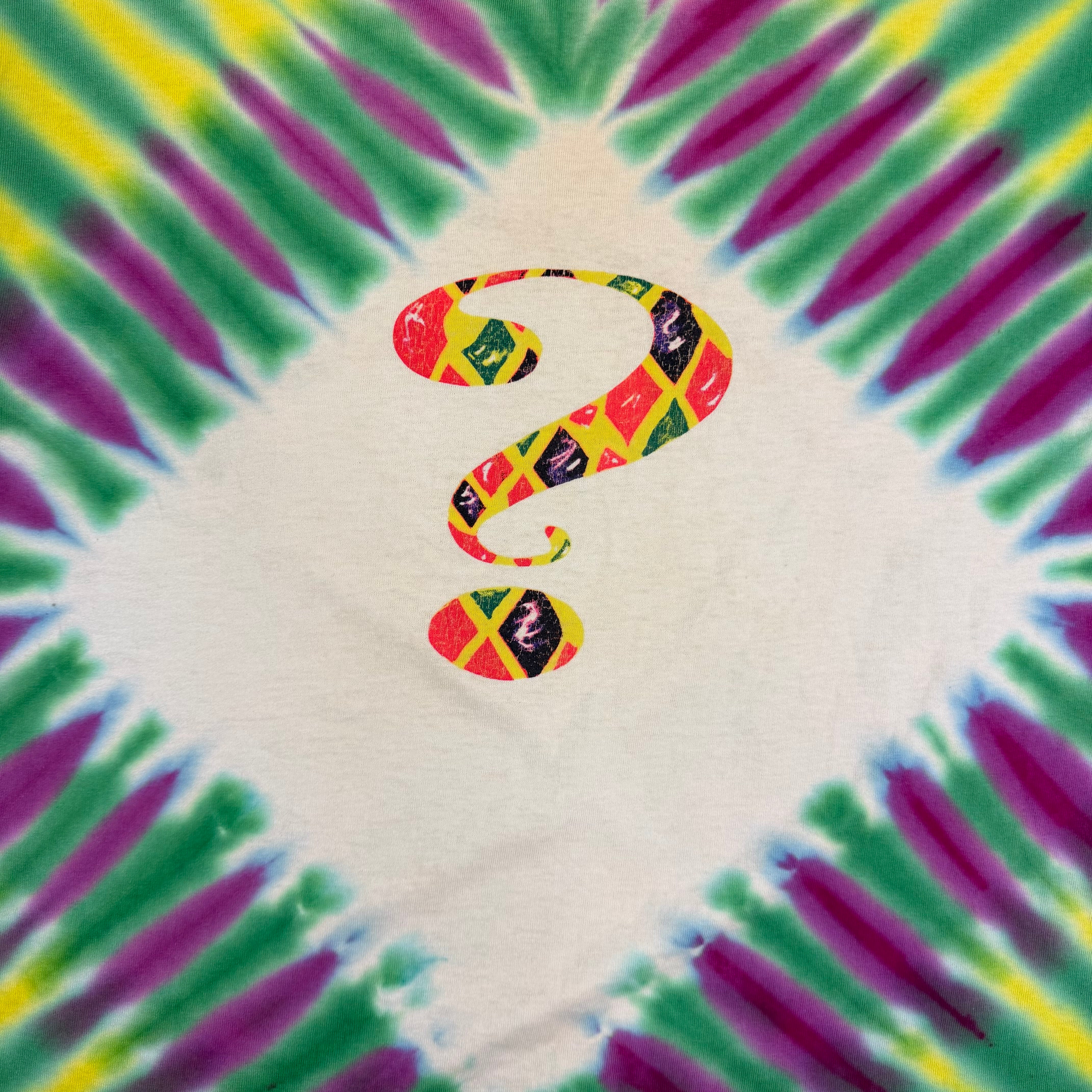 1993 Grateful Dead Jester Jack In The Box Tye Dye Tee Multicolor