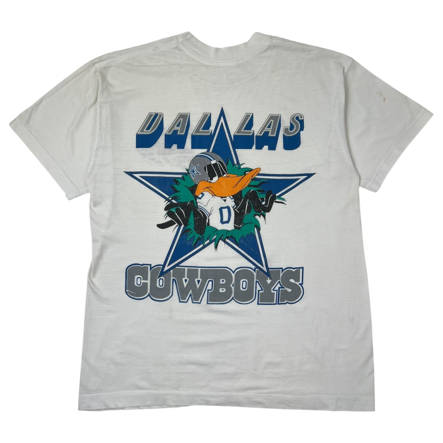 Vintage Looney Tunes Dallas Cowboys T-Shirt White