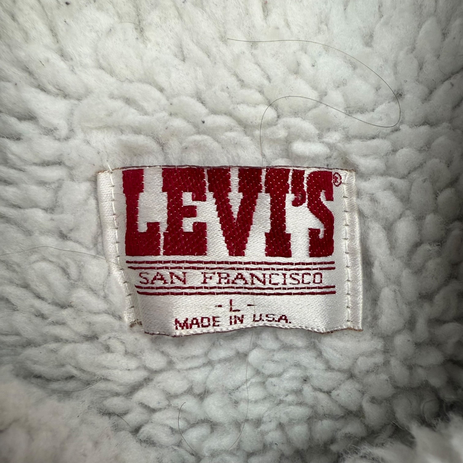 Vintage Levi’s Denim Sherpa Lined Jacket