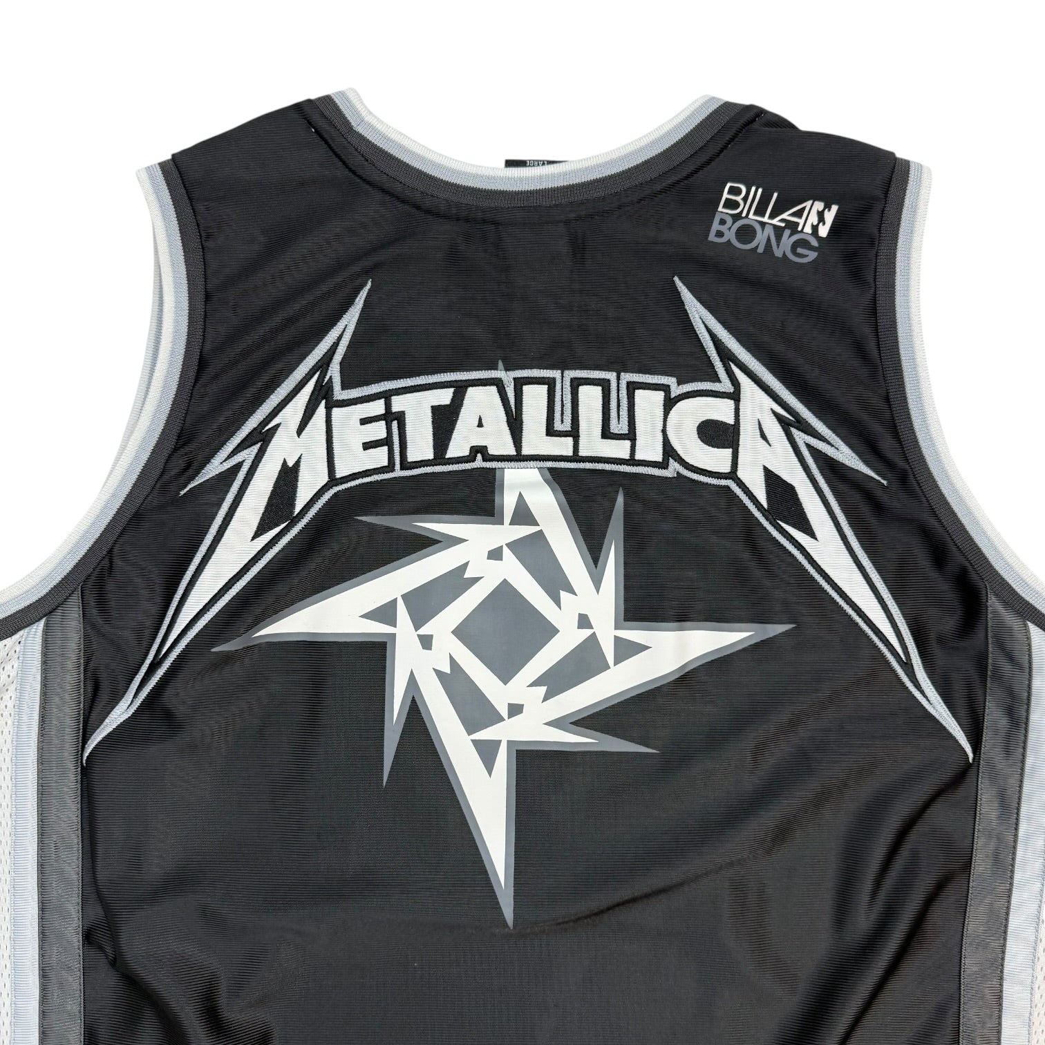 Vintage Billabong Metallica Robert Trujillo Tank Top Black