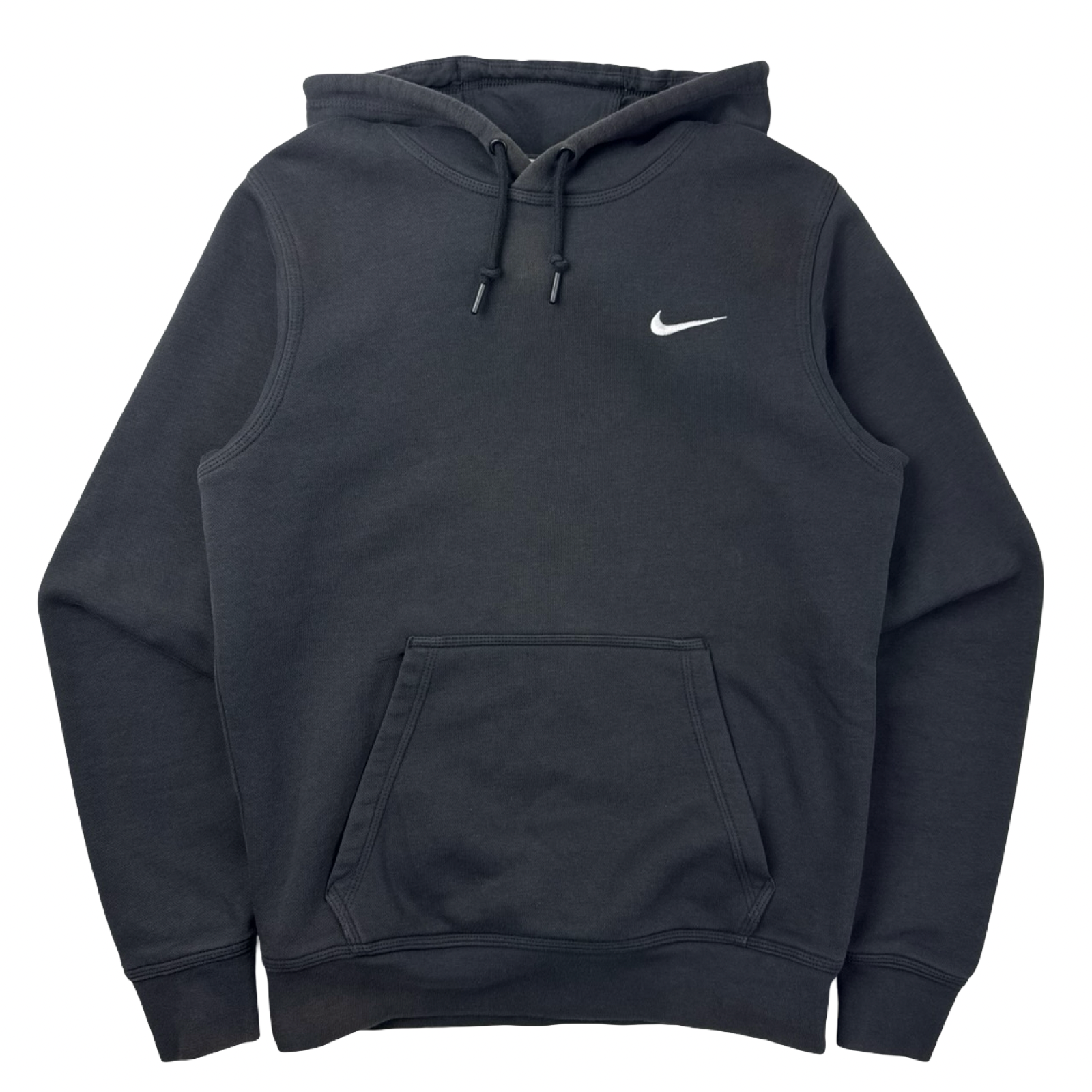 Y2K Nike Pocket Swoosh Fleece Hoodie Black