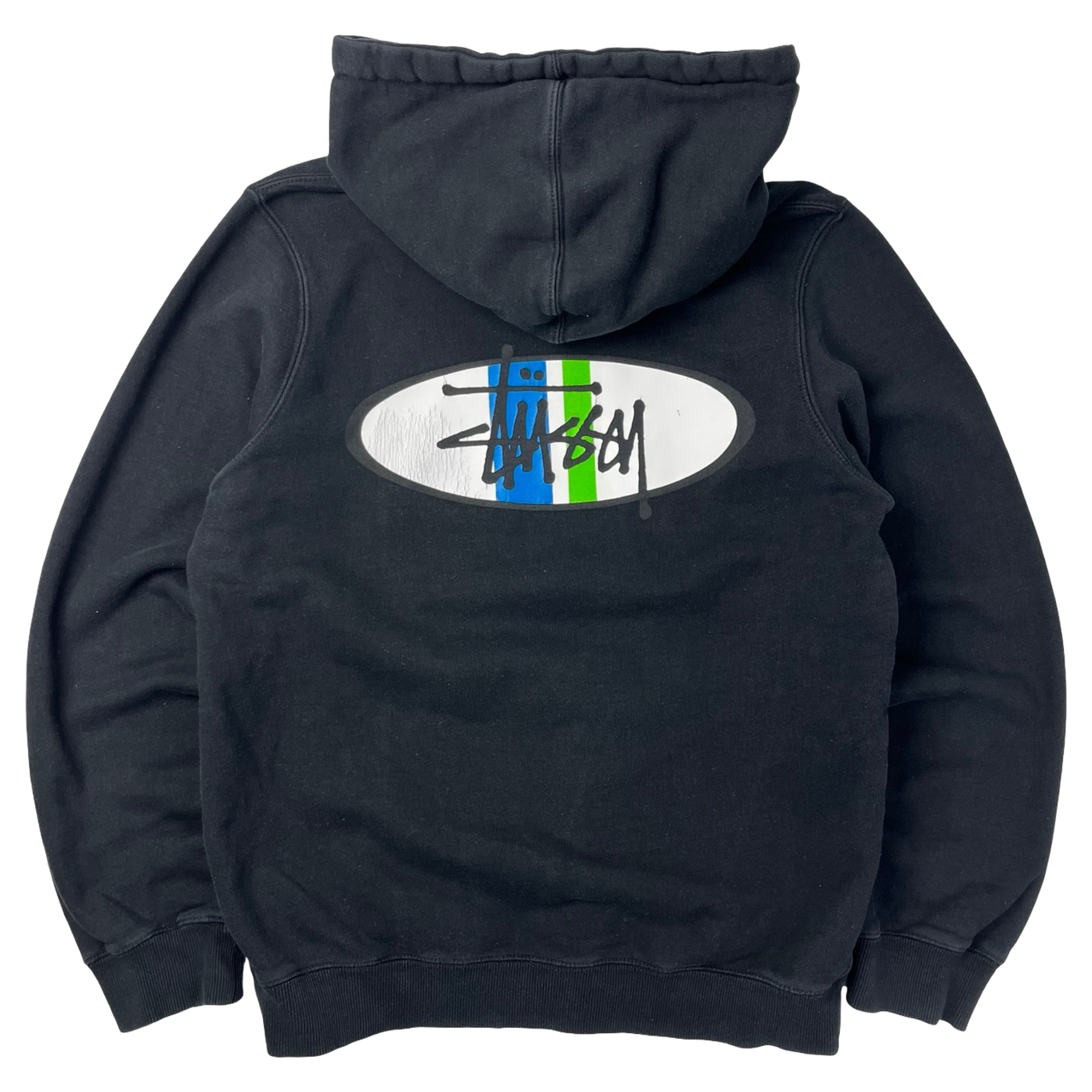 Stussy Two Bar Oval Logo Hoodie