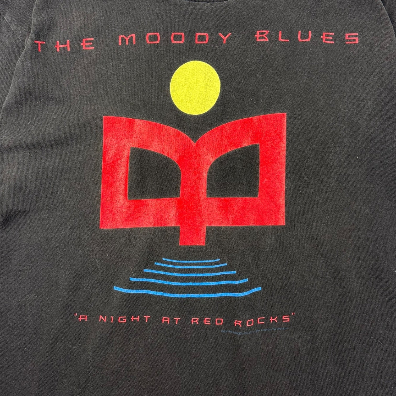 1993 The Moody Blues ‘A Night at Red Rocks’ T-Shirt Black