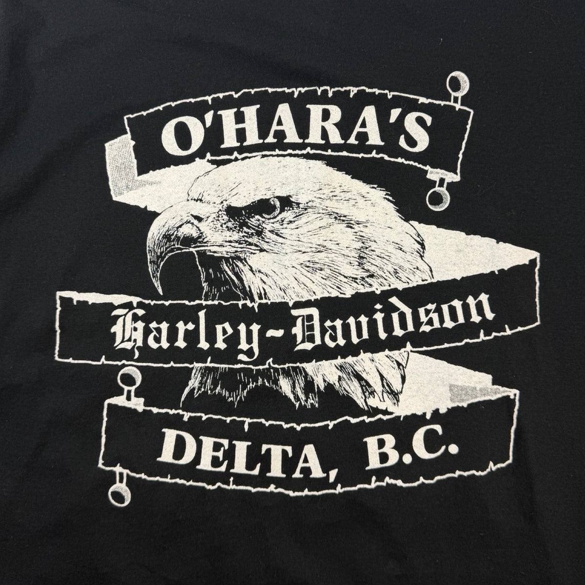 Vintage Harley Davidson Whiskey O'Haras T-Shirt Black