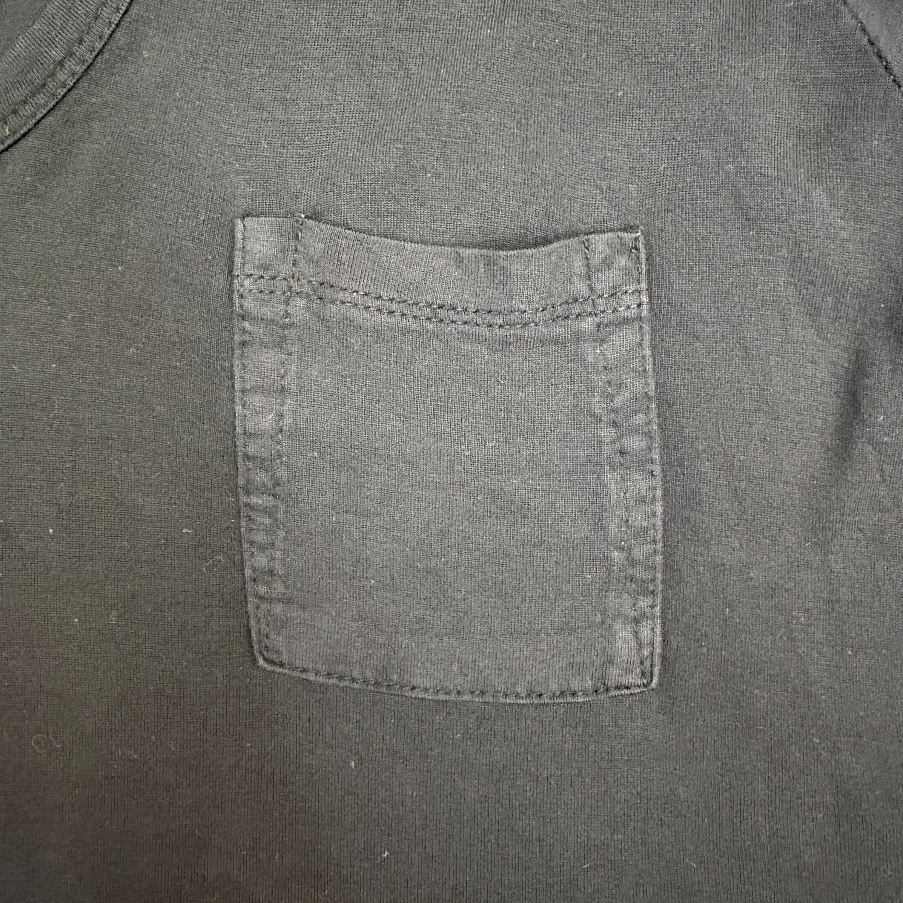 (W) T By Alexander Wang Pocket Tee Black