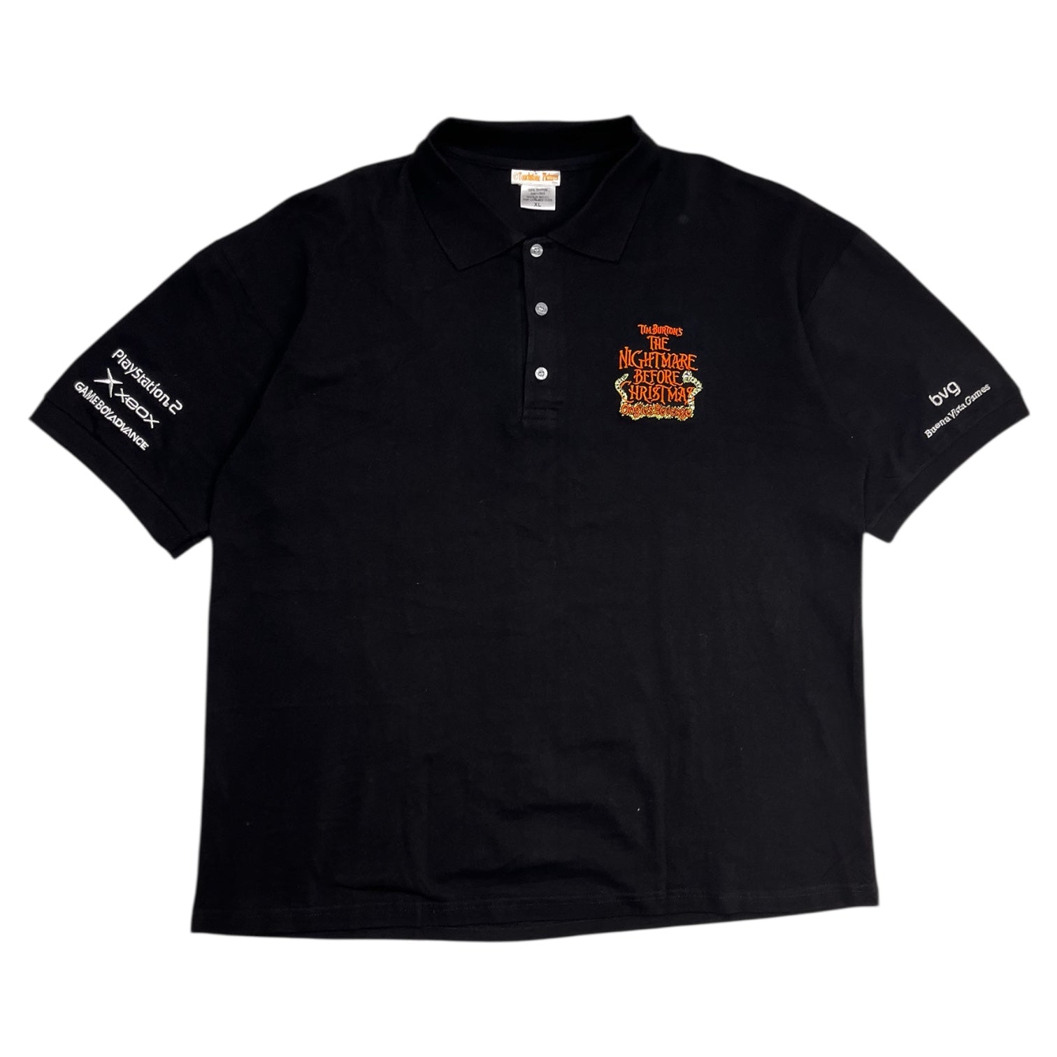 Vintage Nightmare Before Christmas PS2 Game Promo Polo