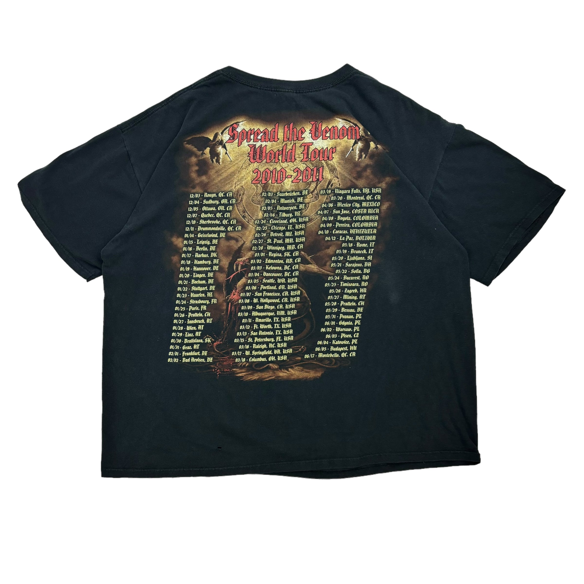 2011 Kataklysm Tour Tee Black