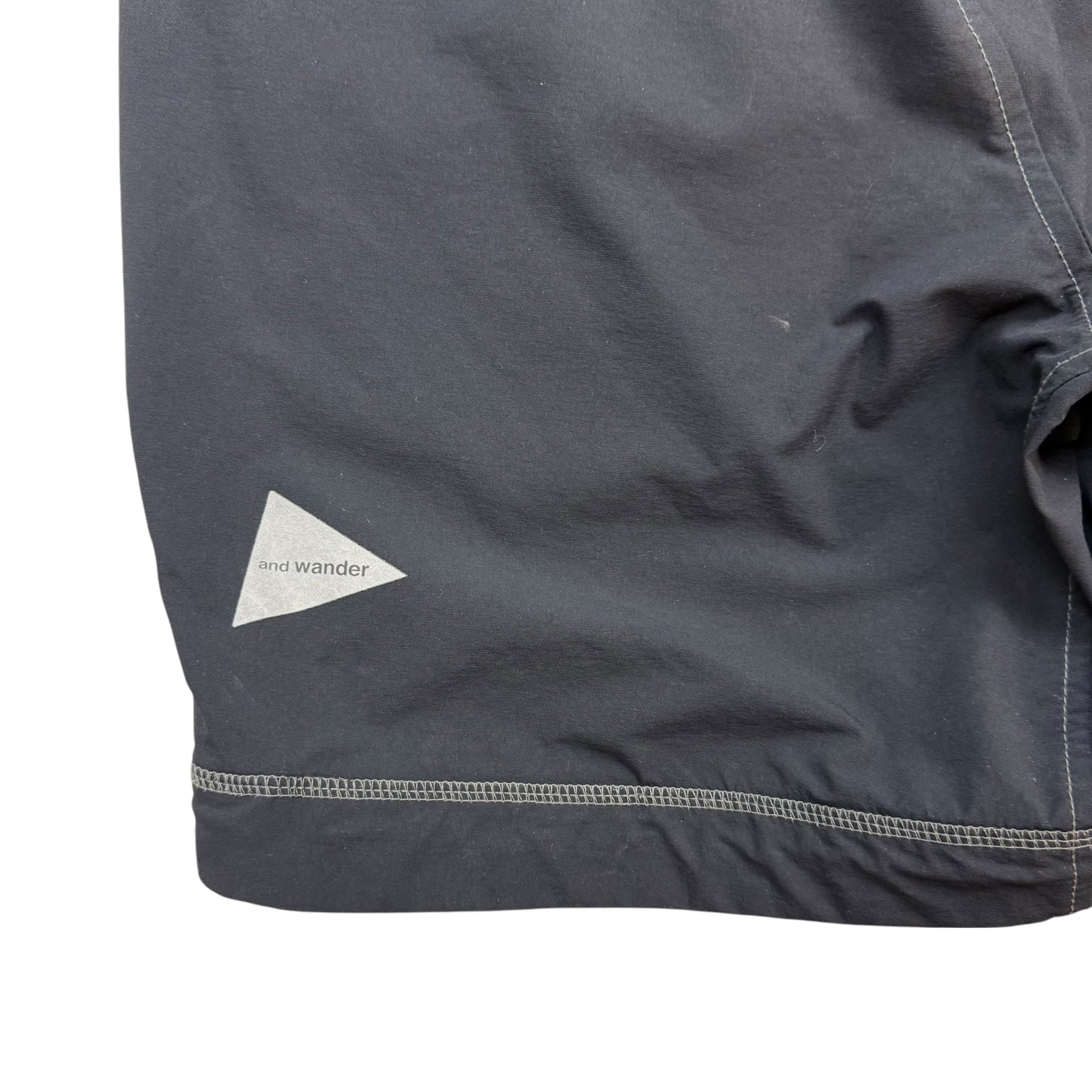 And Wander Bermuda Belted Shorts Black