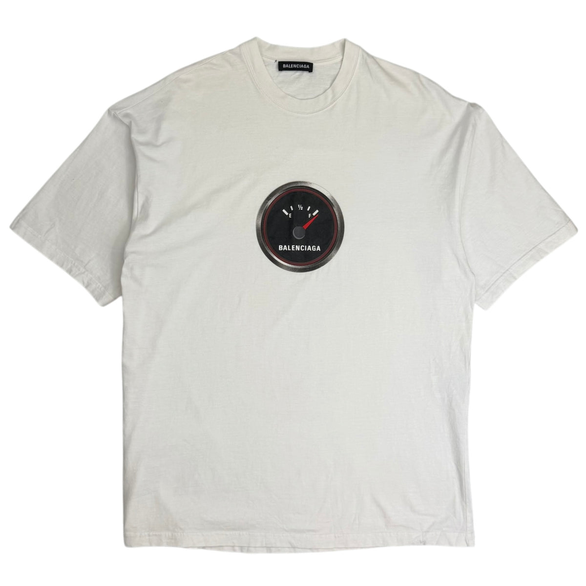 Balenciaga Fuel Tank Tee White