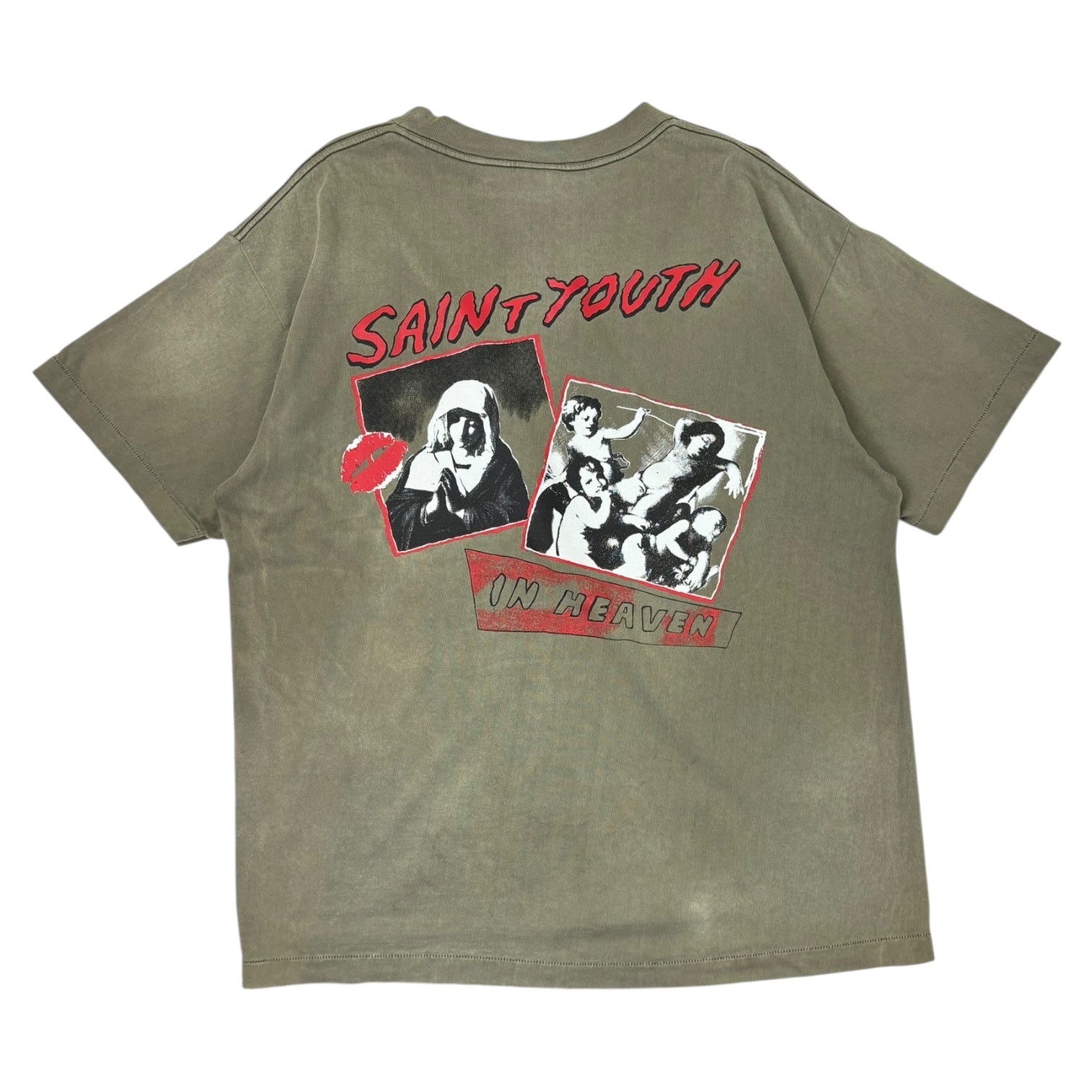 Saint Michael In Heaven T-Shirt Khaiki