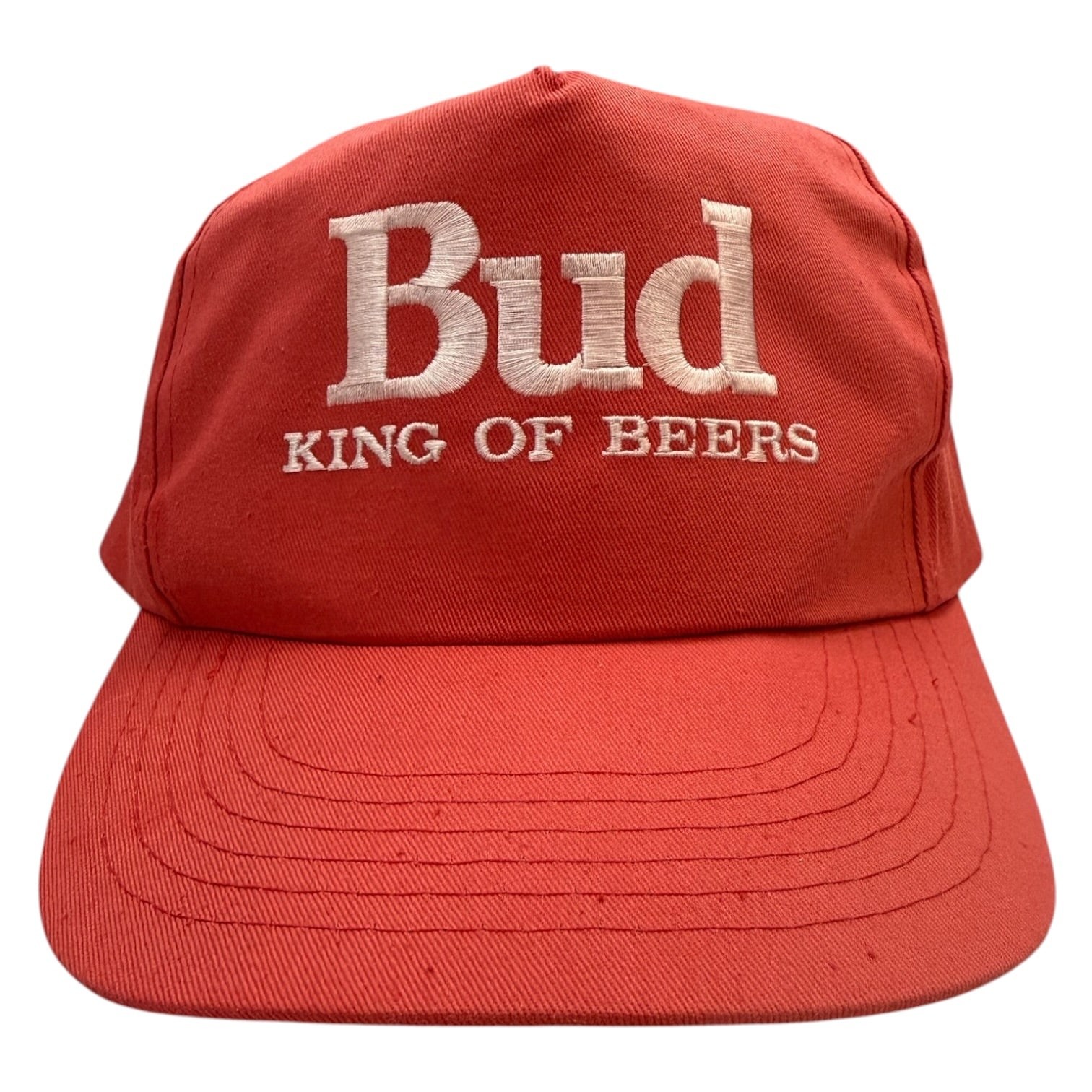 Vintage Bud King Of Beers Snapback Red