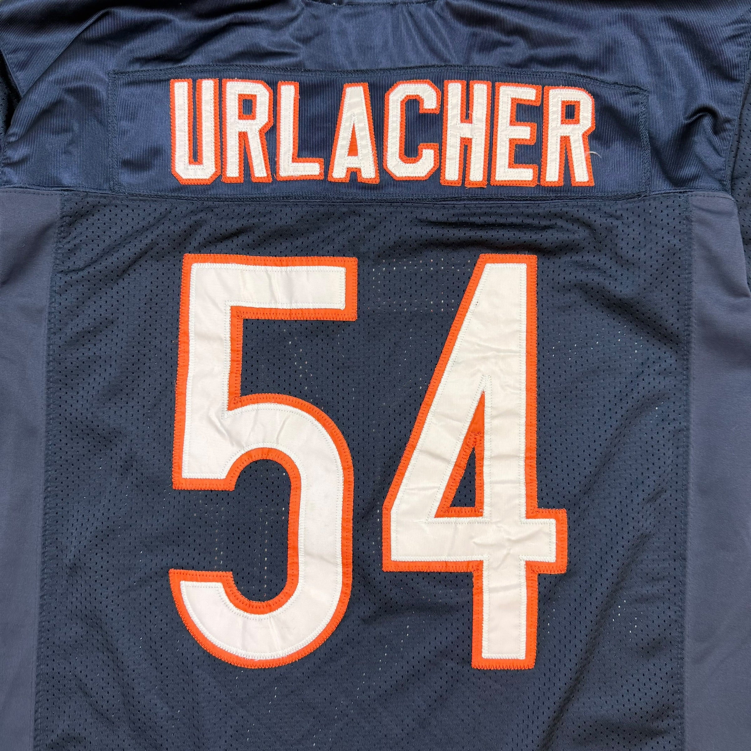 Vintage Reebok Chicago Bears Brian Urlacher Jersey Navy Blue