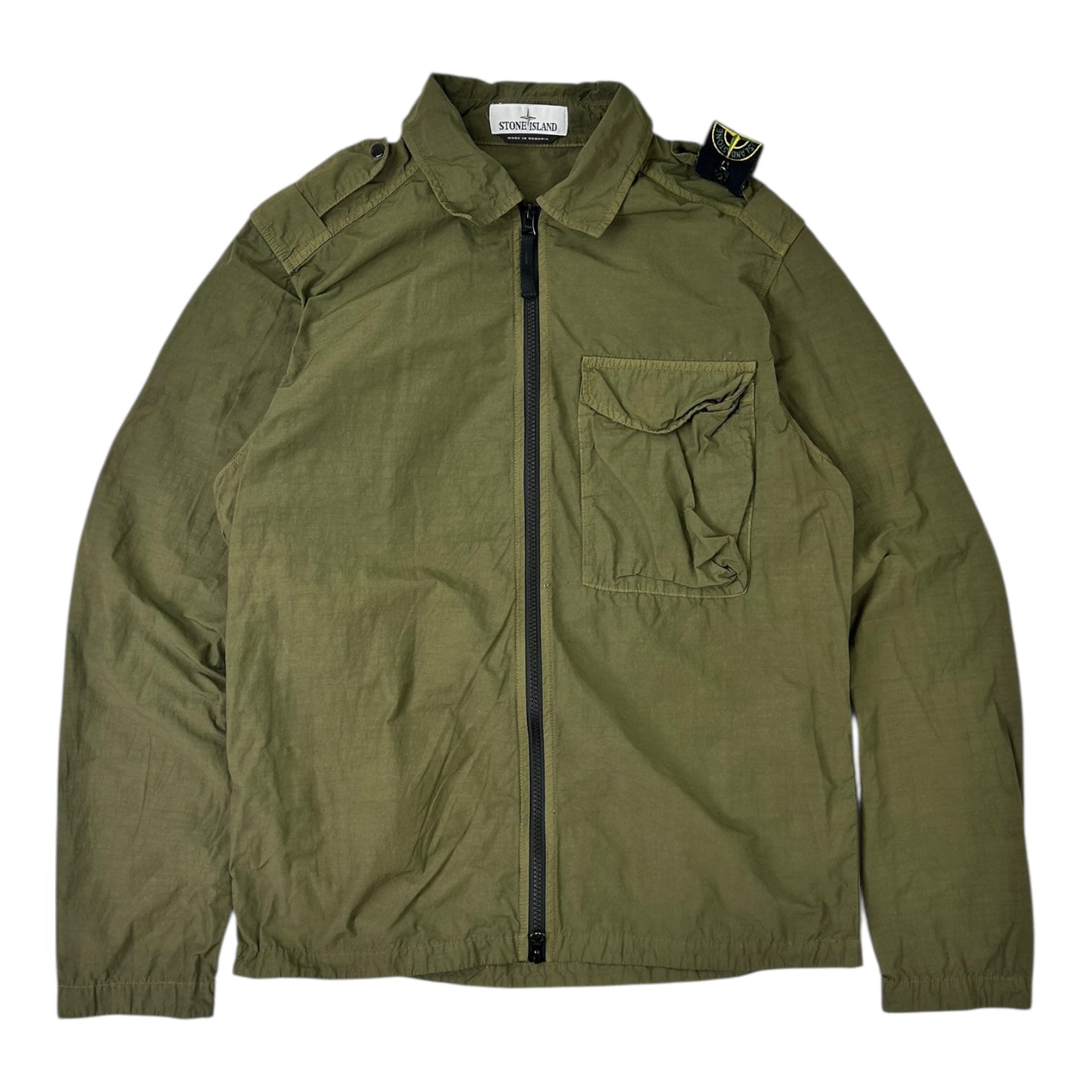 Stone Island Naslan Light Overshirt Green