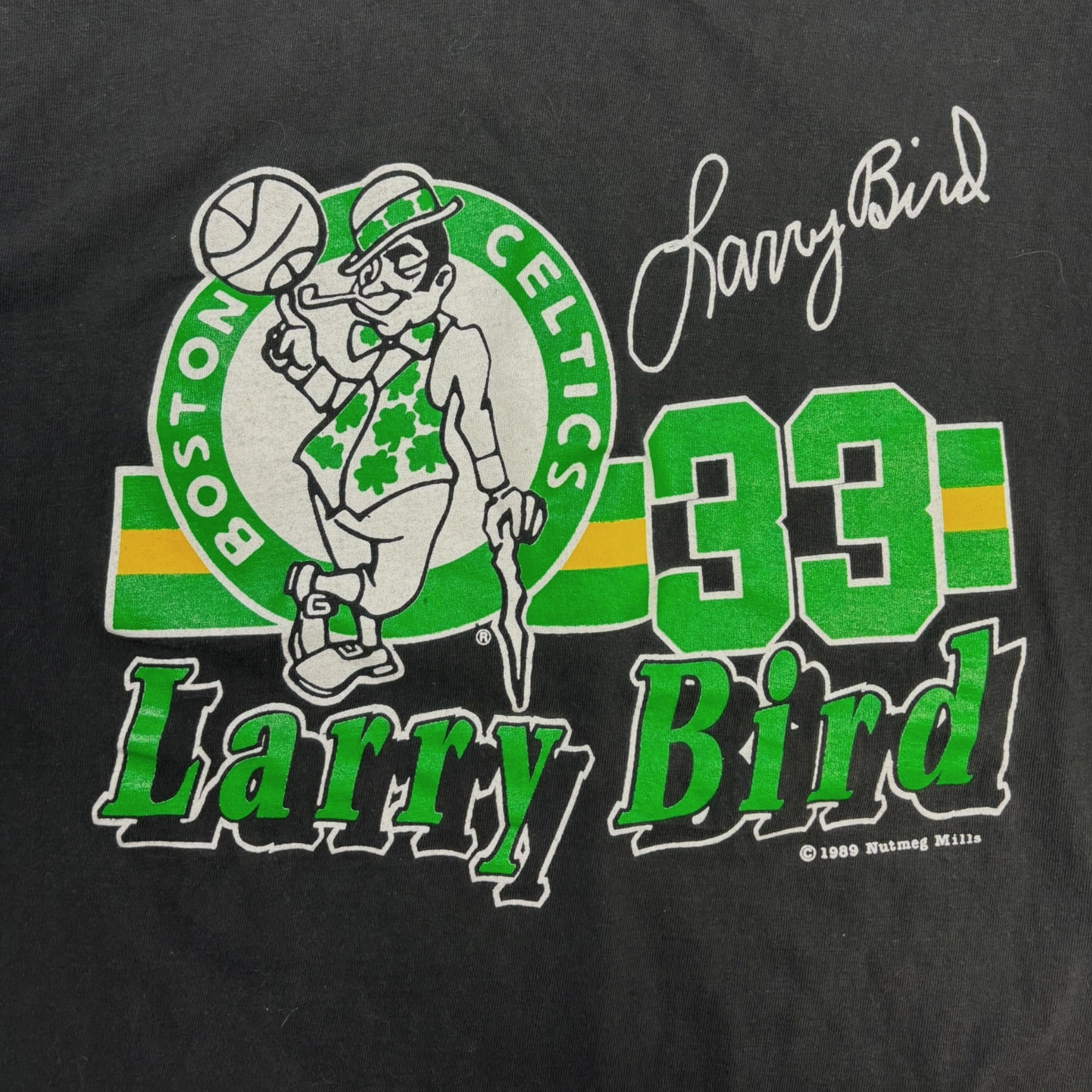 1989 Boston Celtics Larry Bird T-Shirt
