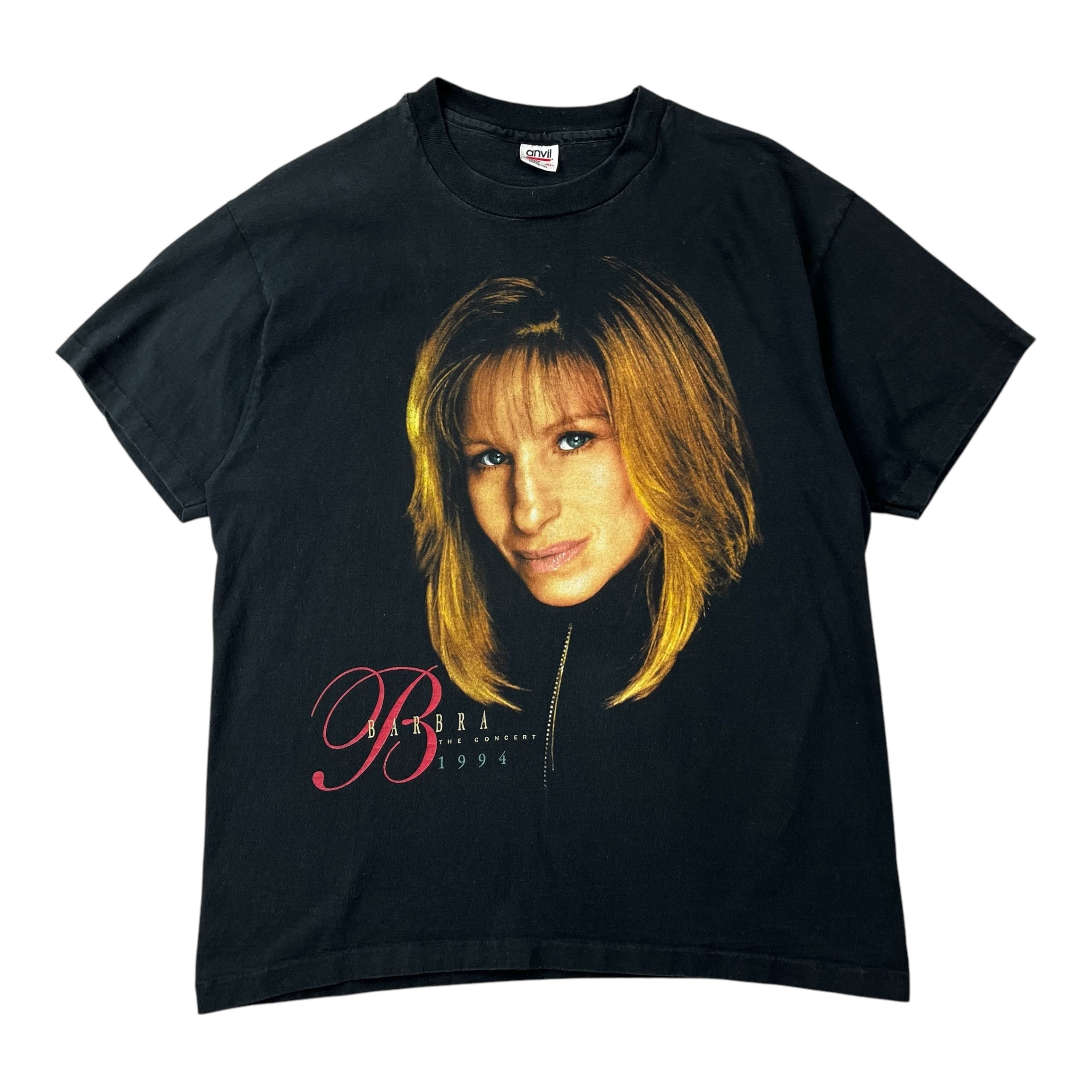 Vintage Barbara Streisand Tee Black