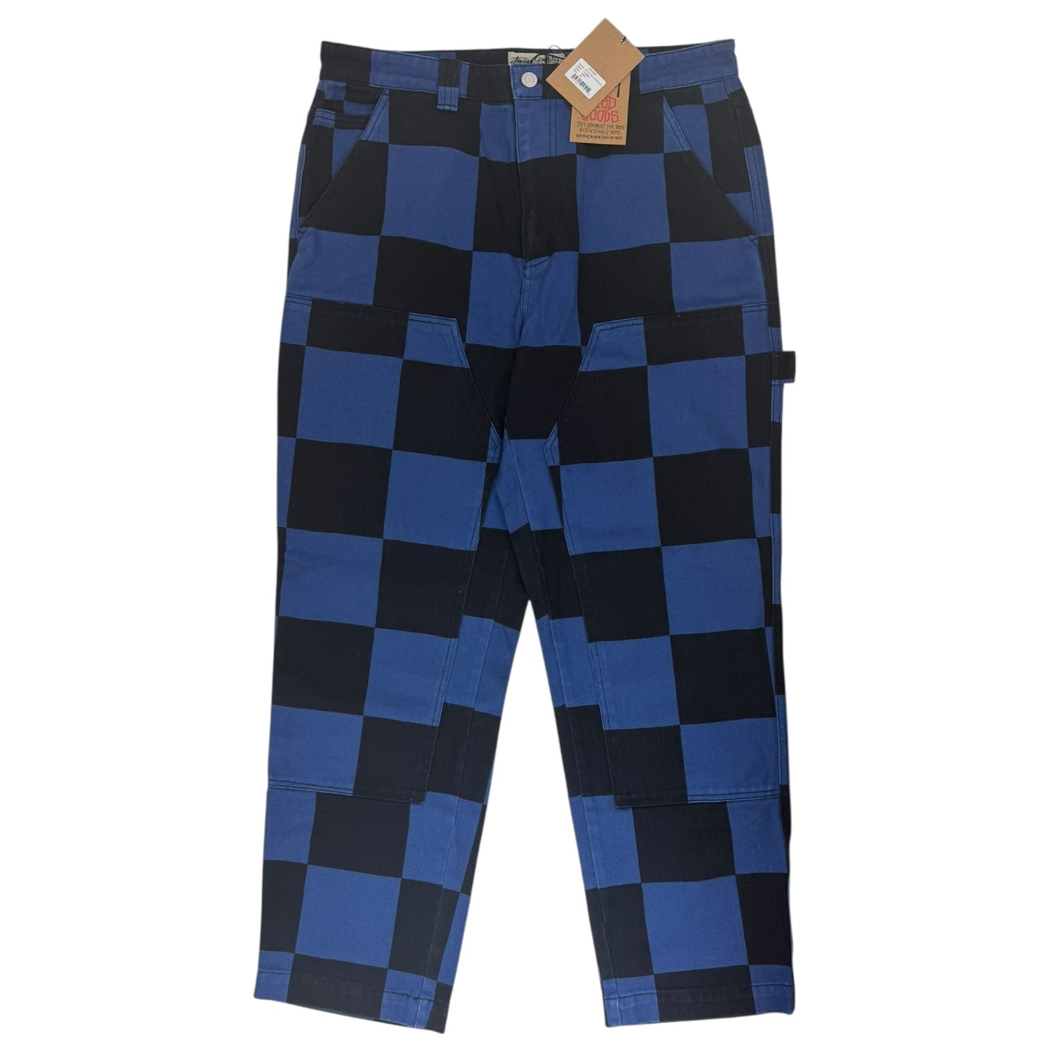 Stussy Quality Work Gear Checkered Double Knee