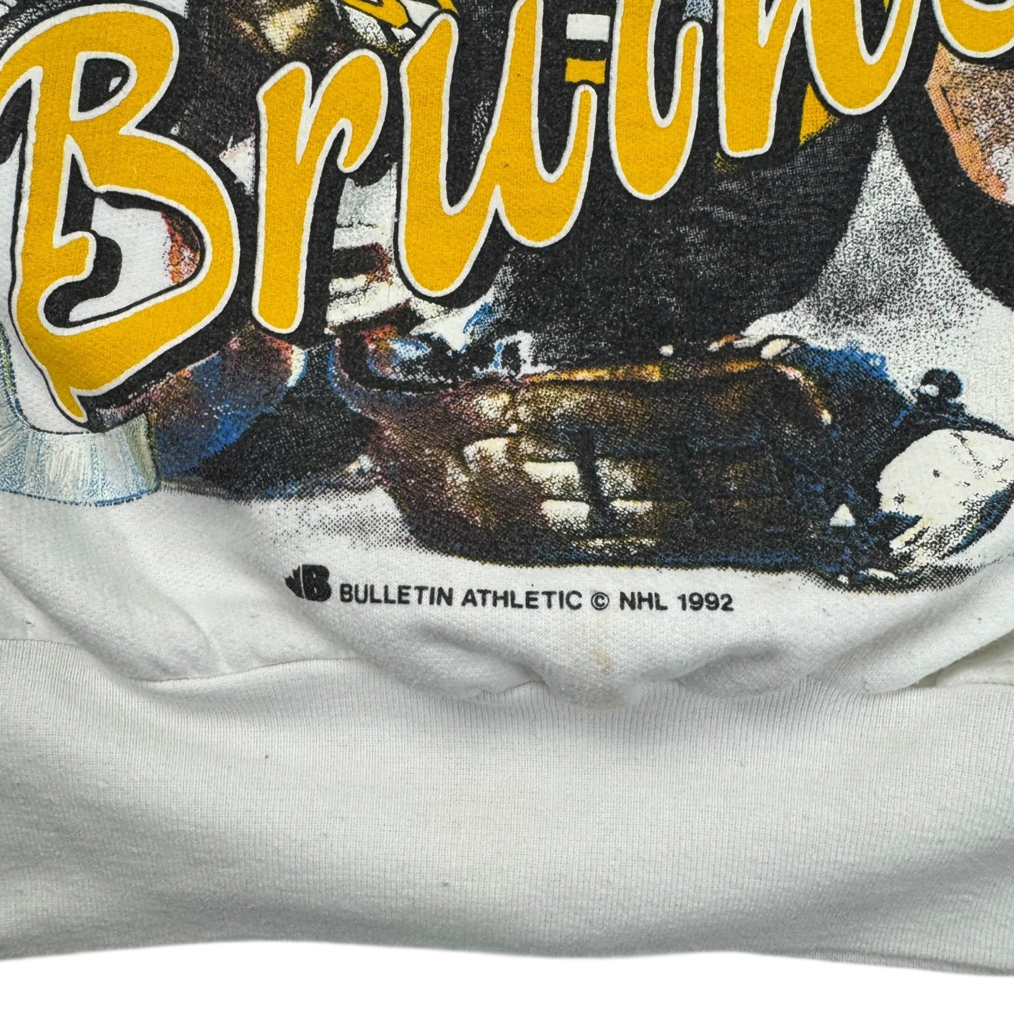 1992 Boston Bruins Bulletin Crew Neck