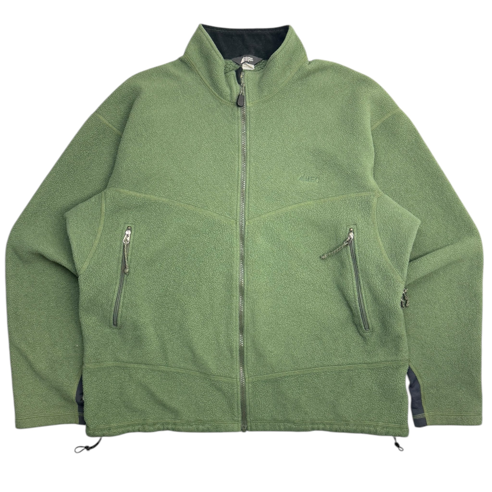 Vintage Green MEC Tech Zip Fleece