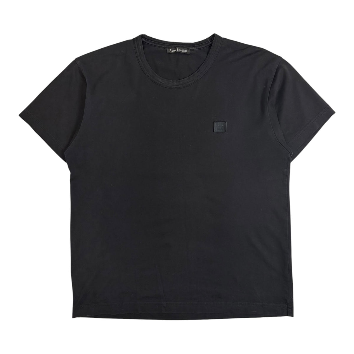 Acne Studios Nash Face-Logo T-Shirt Black