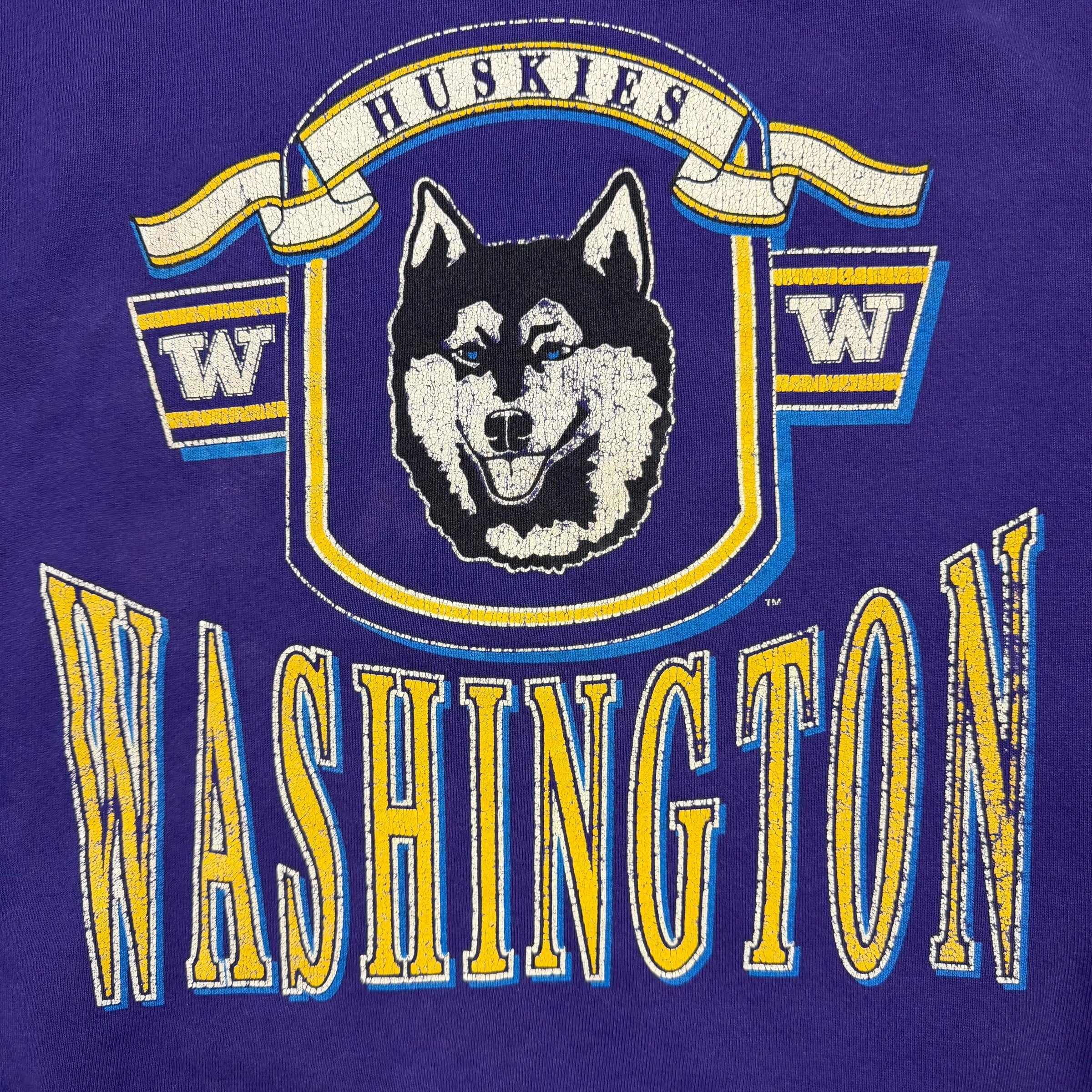 Vintage Russell Athletic Washington Huskies Crewneck Purple