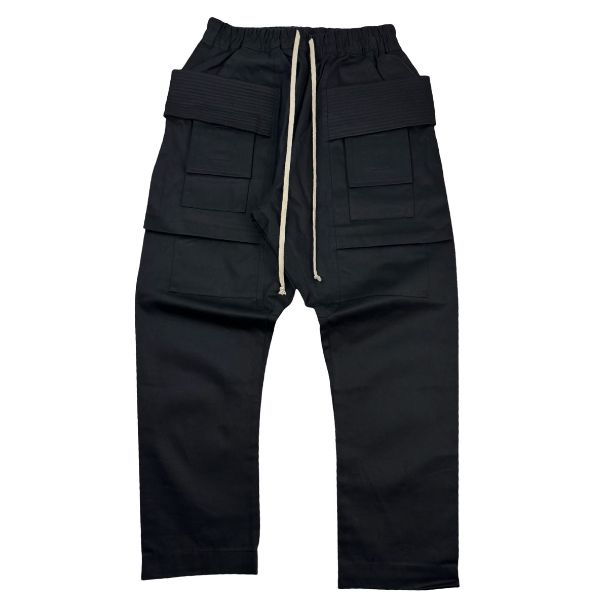 Rick Owens DRKSHDW Creatch Cargo Pants Black Tower Collection