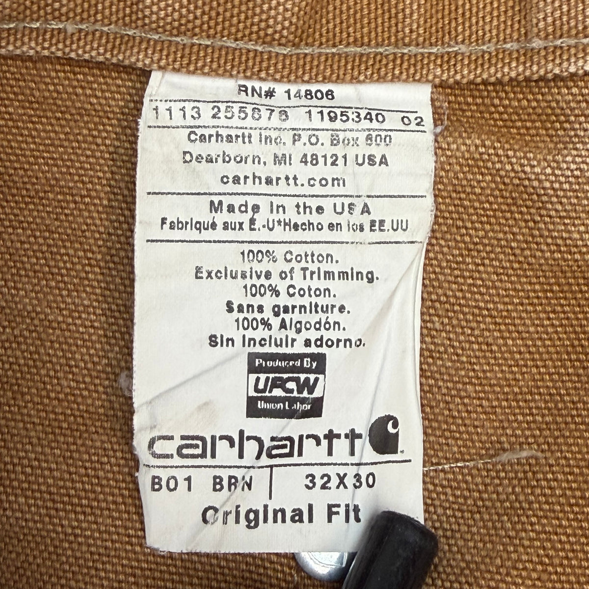 Vintage Carhartt Double Knee Pants Tan