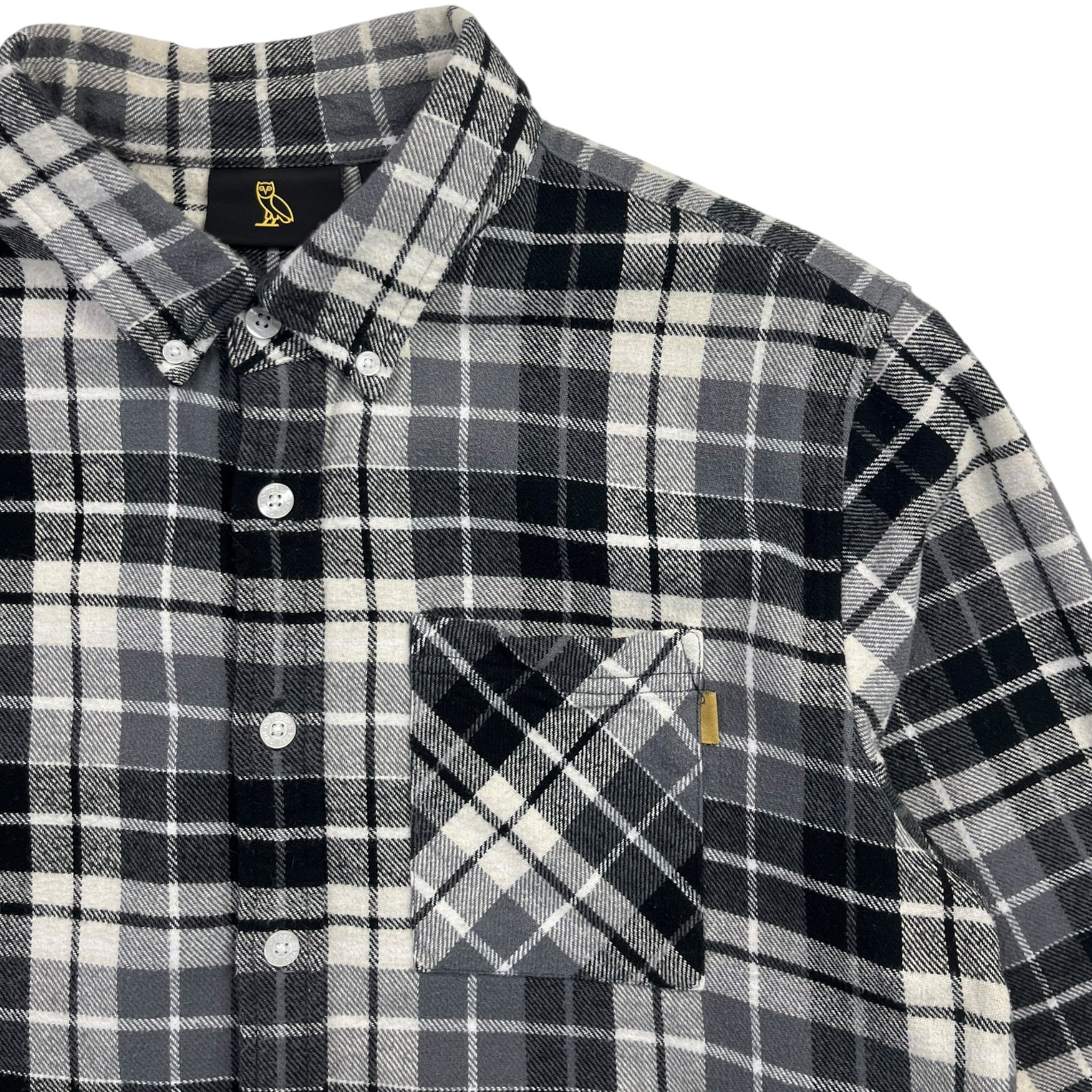 OVO Black White Check Flannel