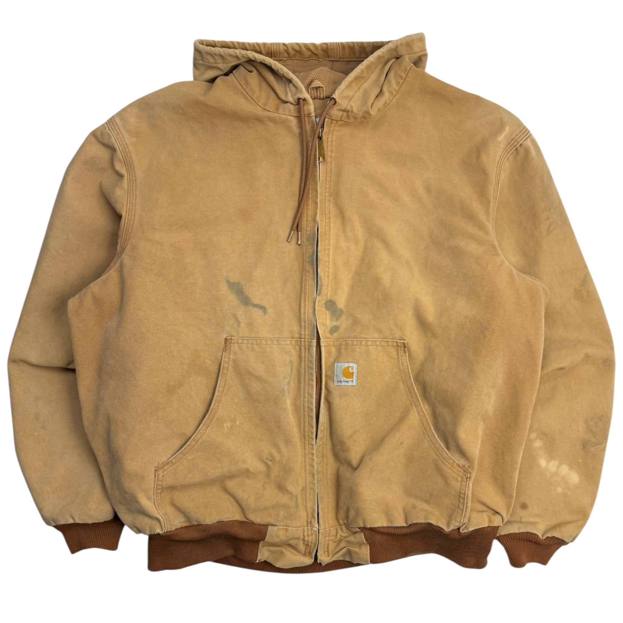 Vintage Carhartt Thermal Active Jacket Tan Brown