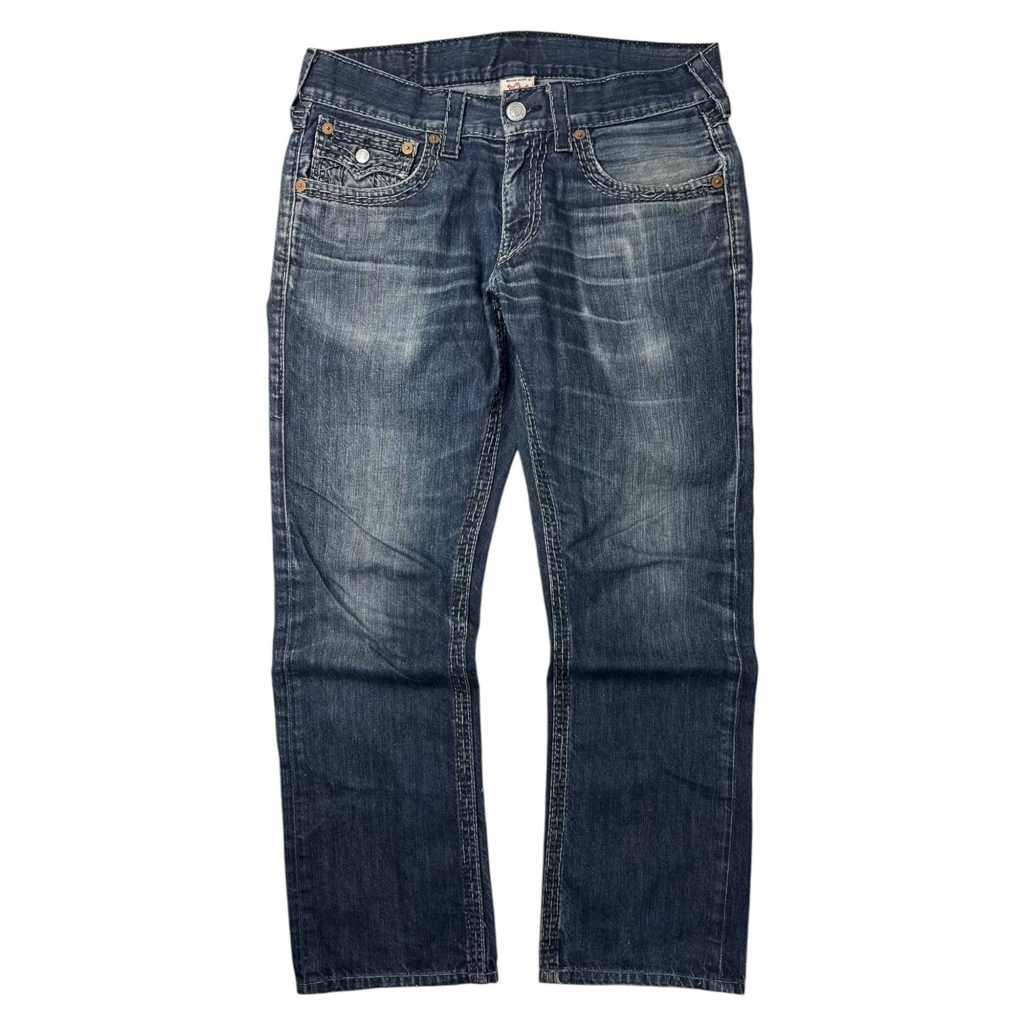 Y2K True Religion Straight Cut Denim Navy
