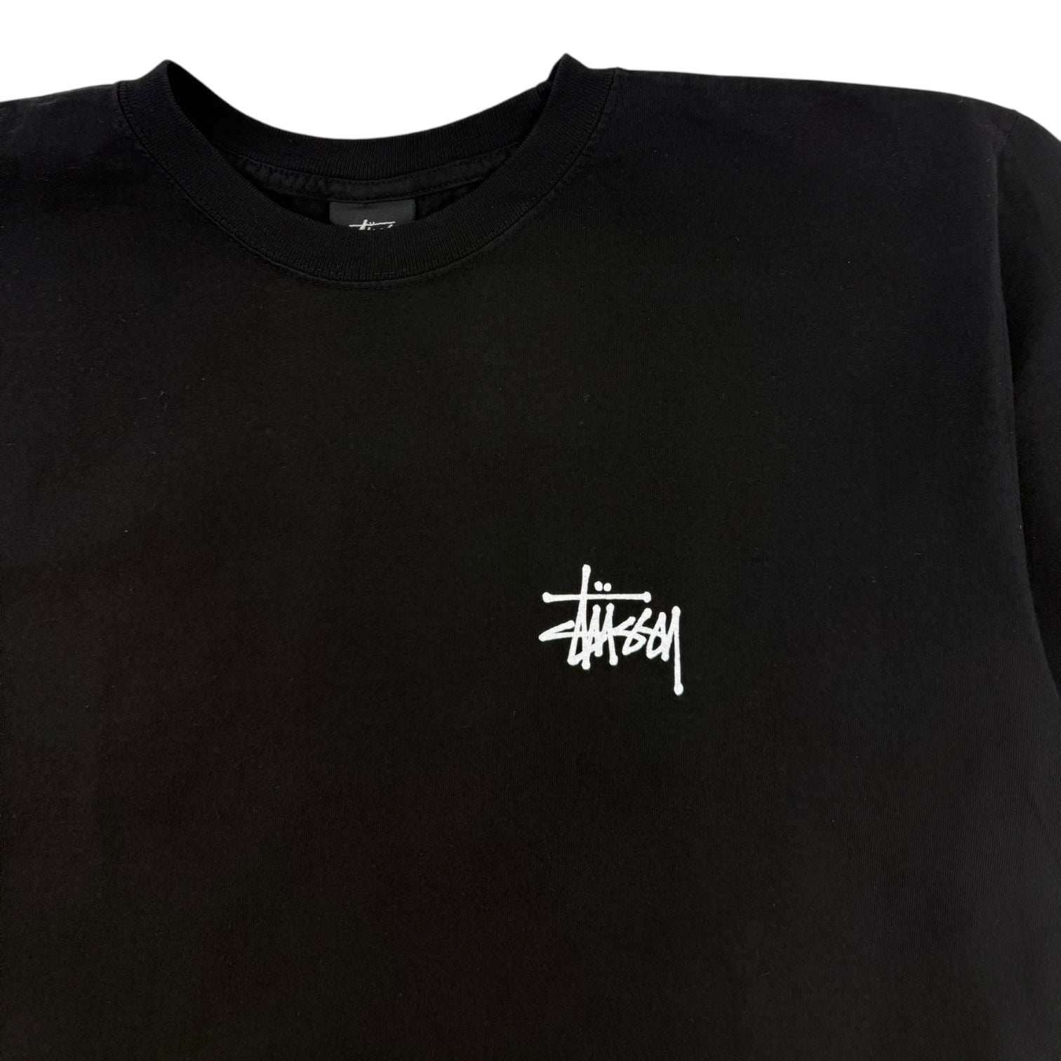 Stüssy Stock Logo T-Shirt Black