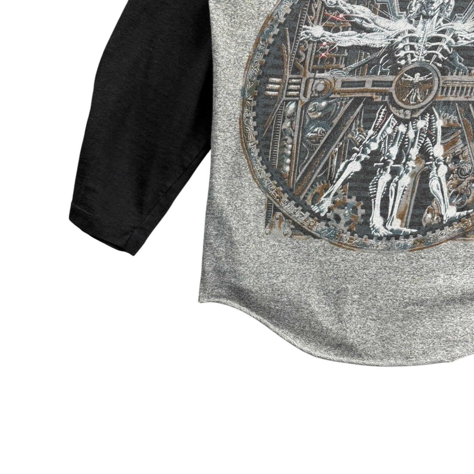 1985 Triumph Thunder World Tour Raglan Tee Black/Grey