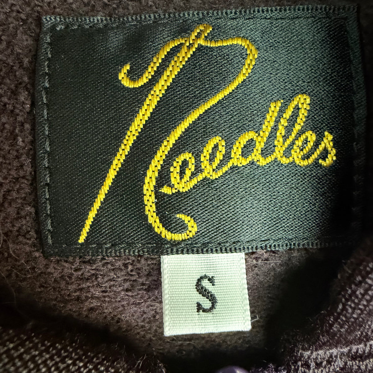 Needles Zip Up Hooded Track Jacket Purple