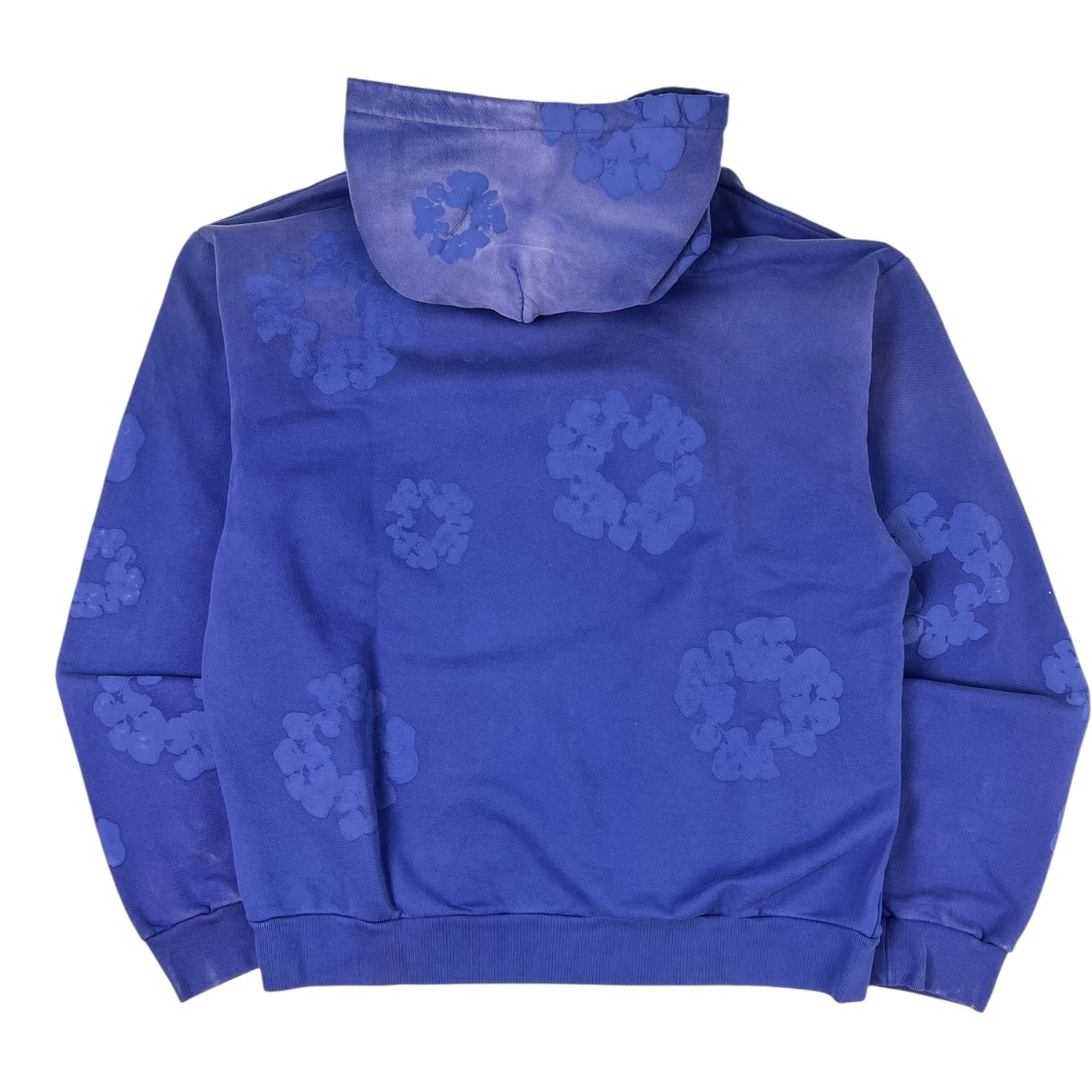 Denim Tears Mono Cotton Wreath Hoodie Washed Blue
