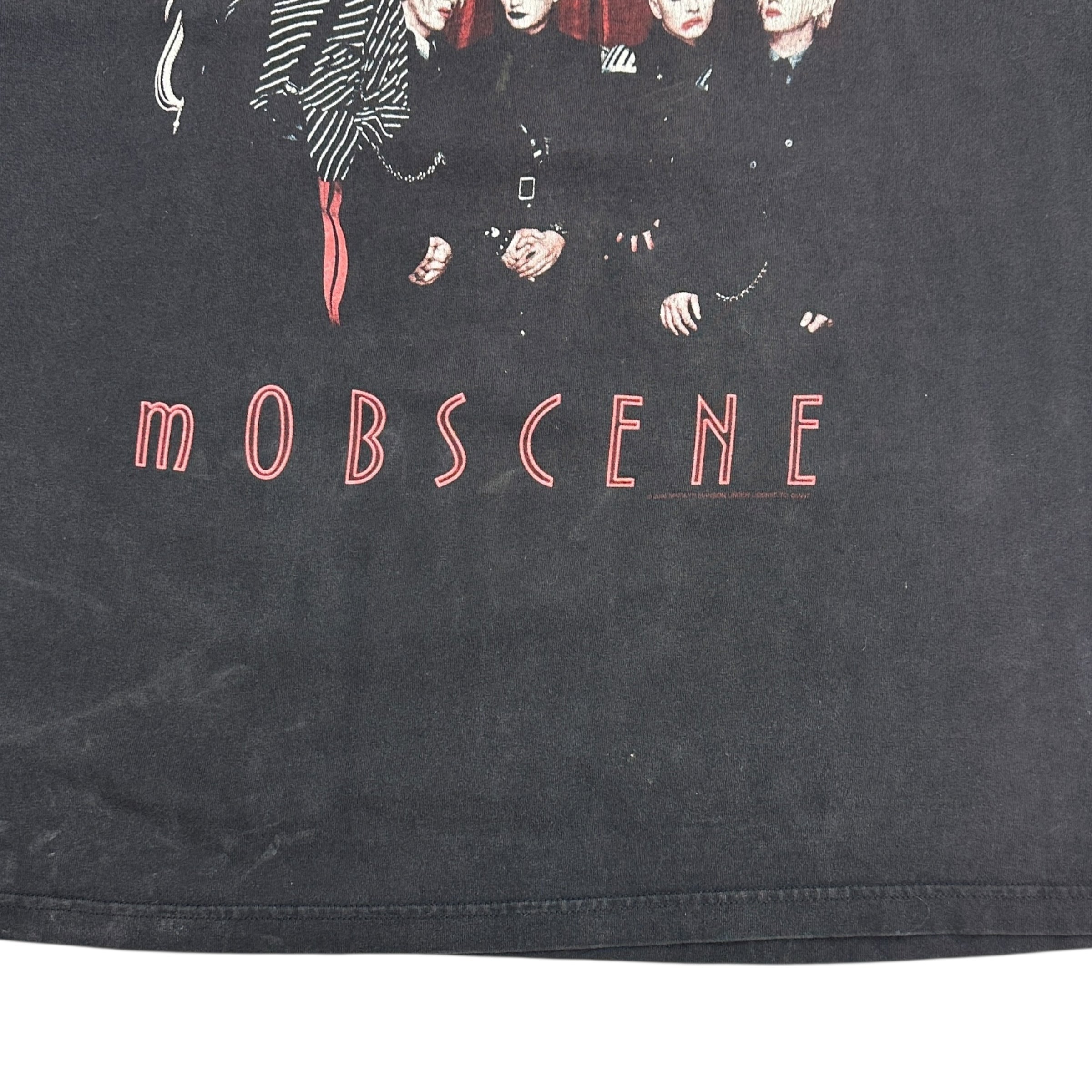 2008 Marilyn Manson Mobscene Tee Black