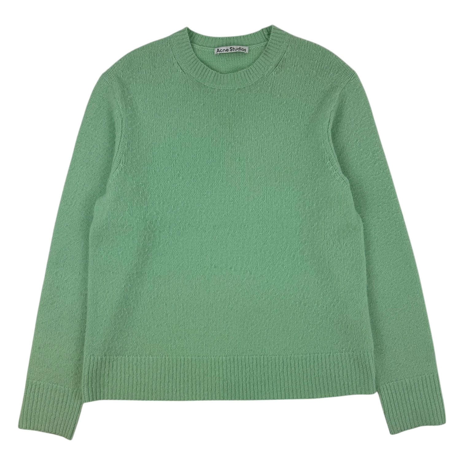 Acne Studios Cashmere Wool Knit Sweater Mint