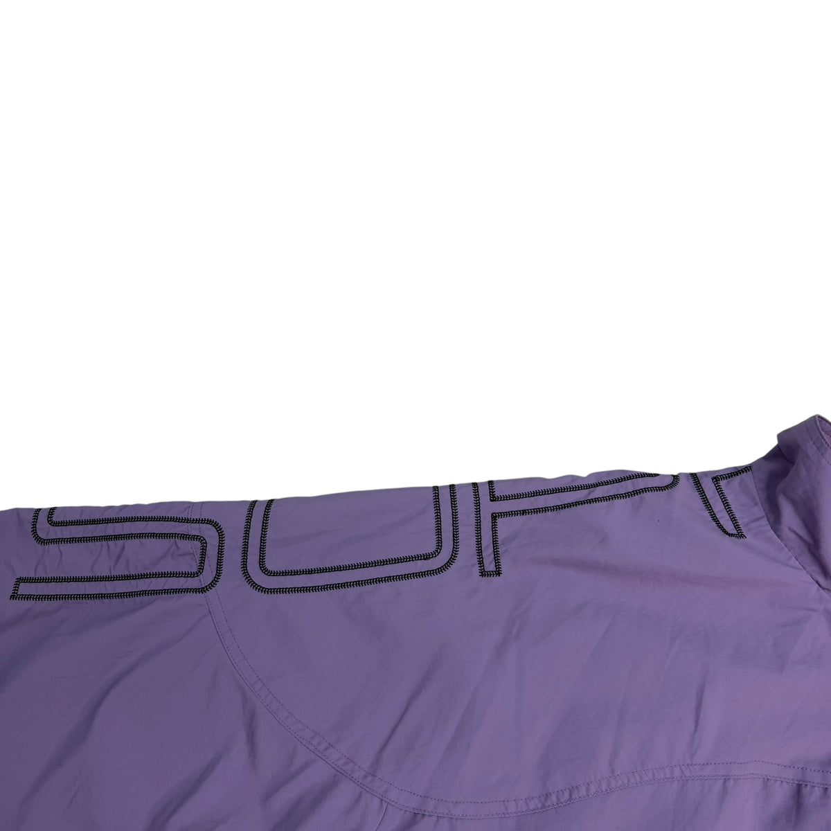 Supreme Spellout Embroidered Track Jacket Dusty Purple