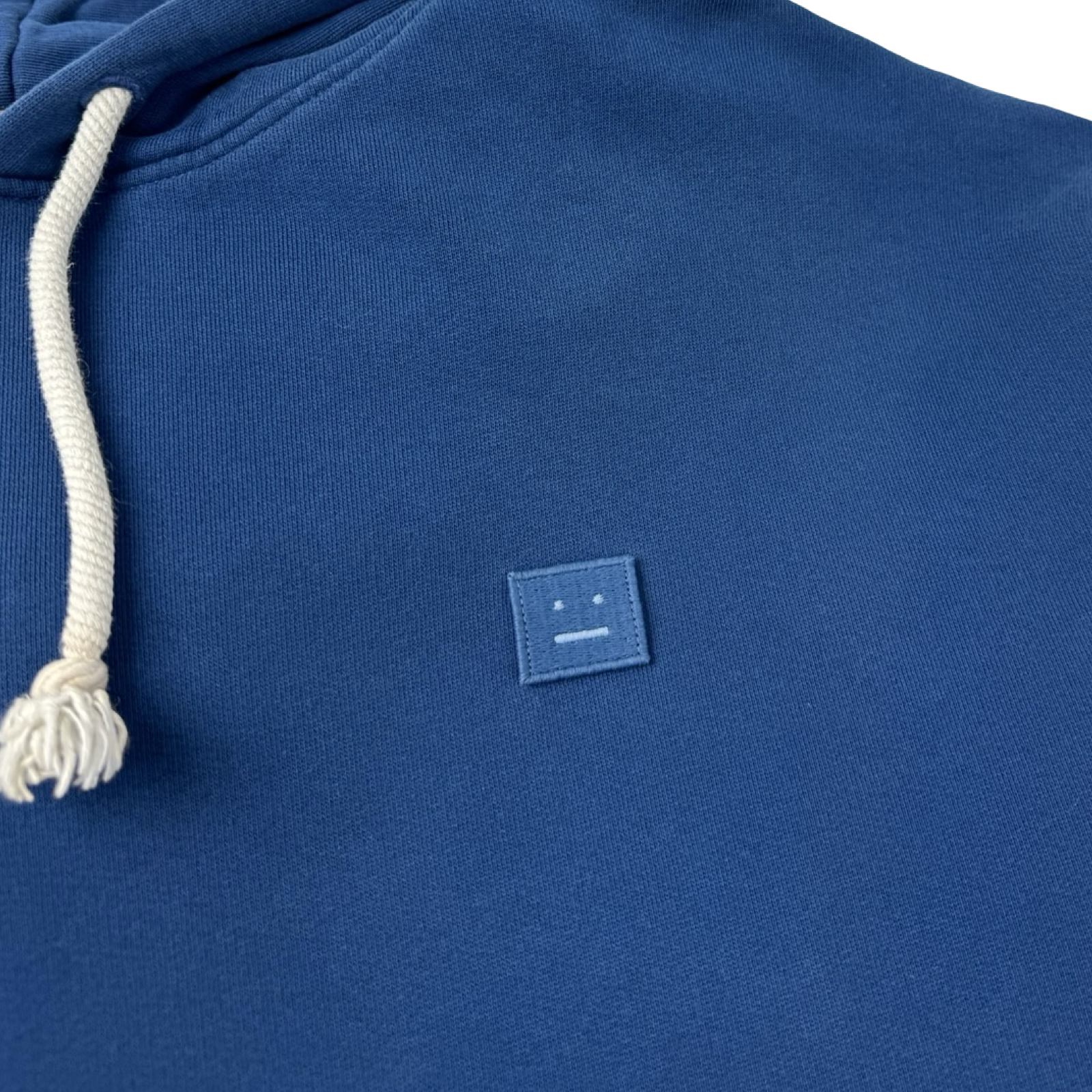 Acne Studios Smiley Hoodie Blue