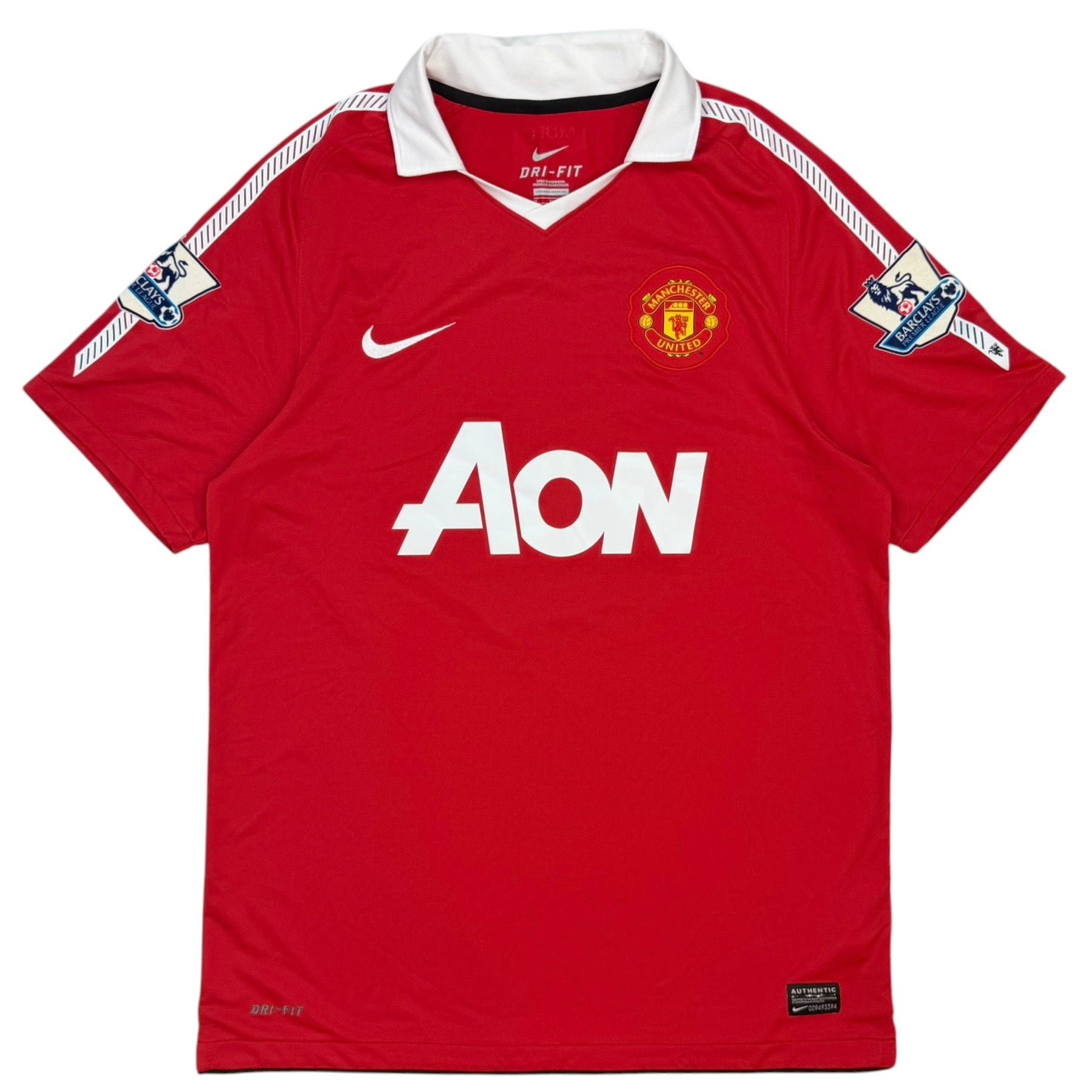 2010-11 Nike Wayne Rooney Manchester United Home Jersey Red