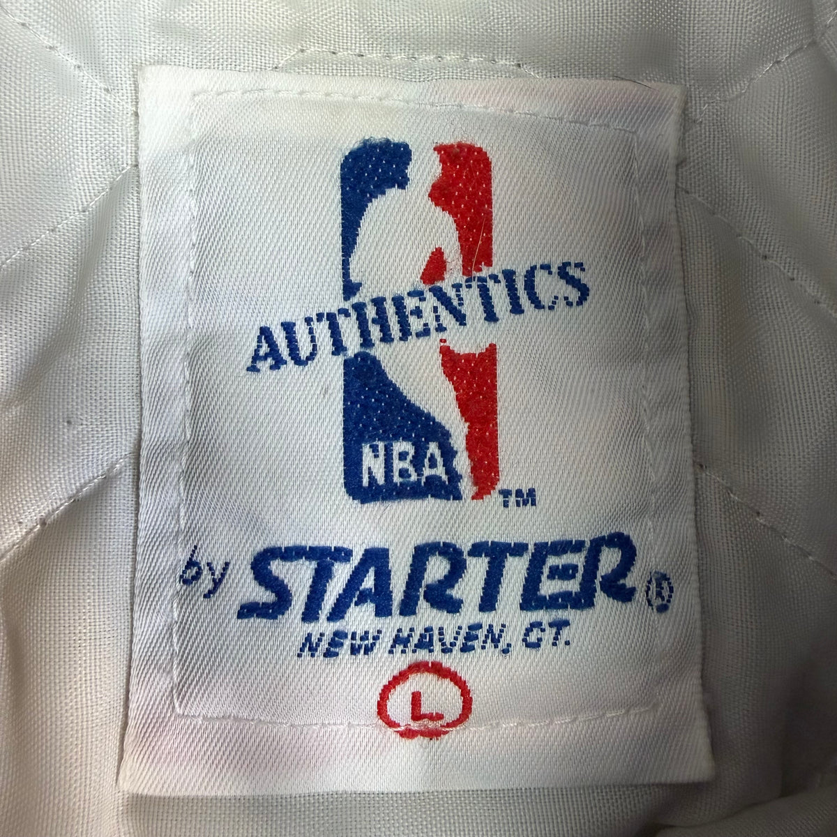 Vintage Starter Orlando Magic Embroidered Satin Bomber Jacket Black