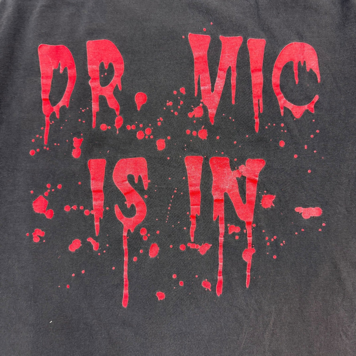 1993 MegaDeath Dr Vic Is In Tee Black